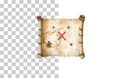 Vintage Pirate Treasure Map Clipart Bundle - CraftNest - Digital Crafting and Art