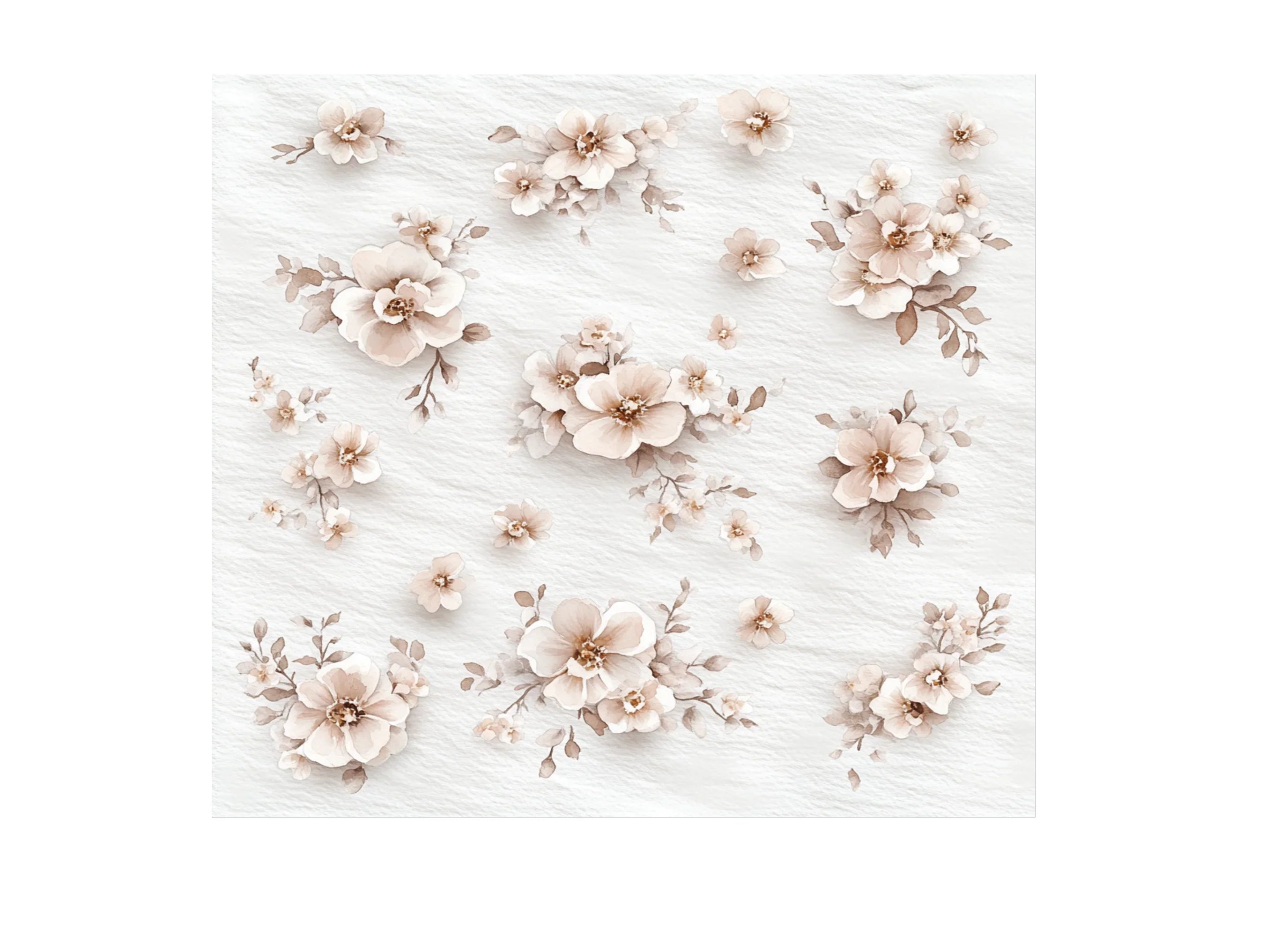 Elegant Floral Clipart Bundle
