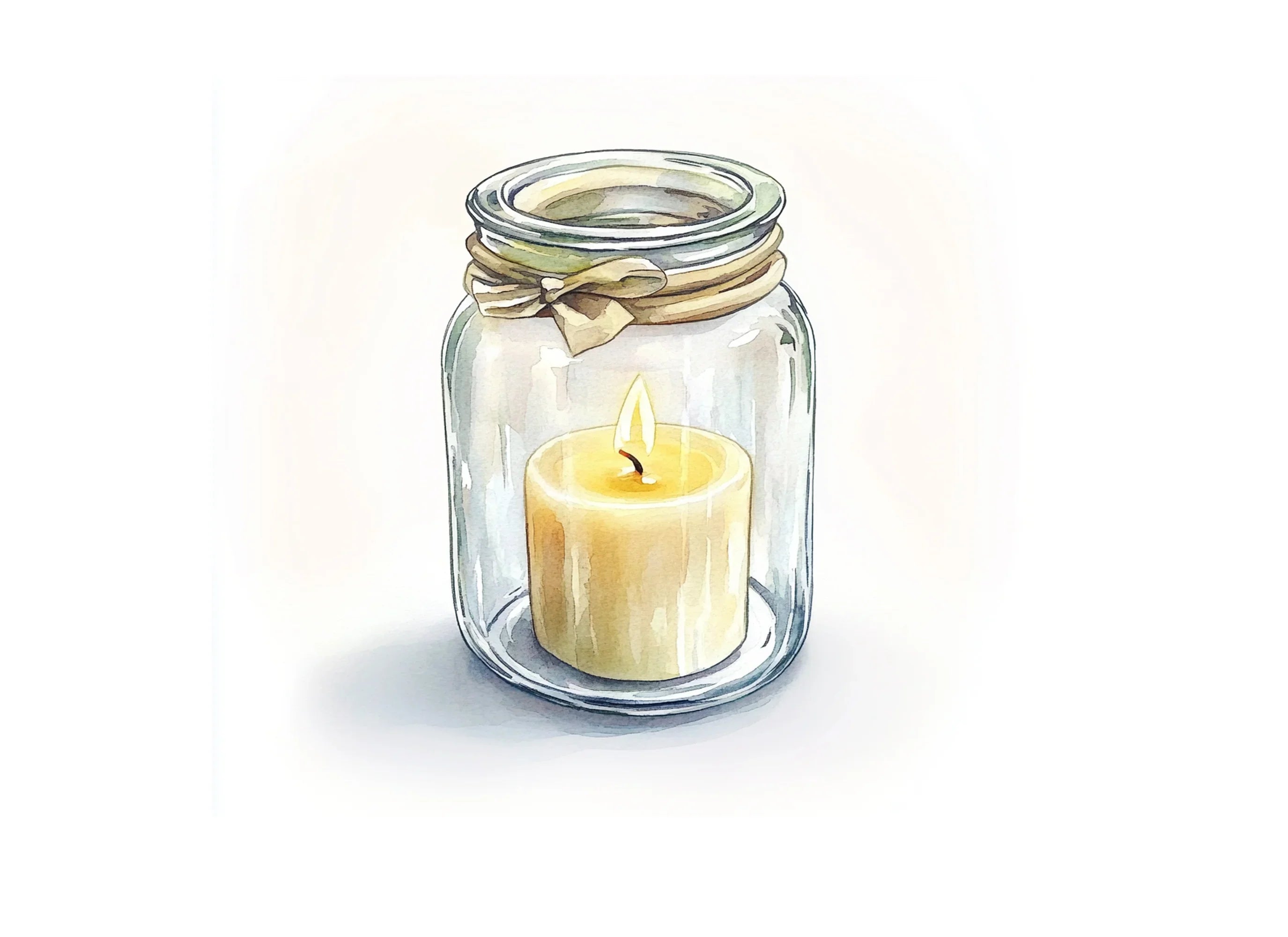 Candle Jar Clipart Bundle