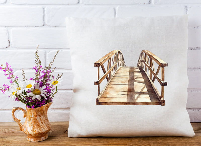 Forest Wooden Bridge Clipart Bundle - CraftNest - Digital Crafting and Art