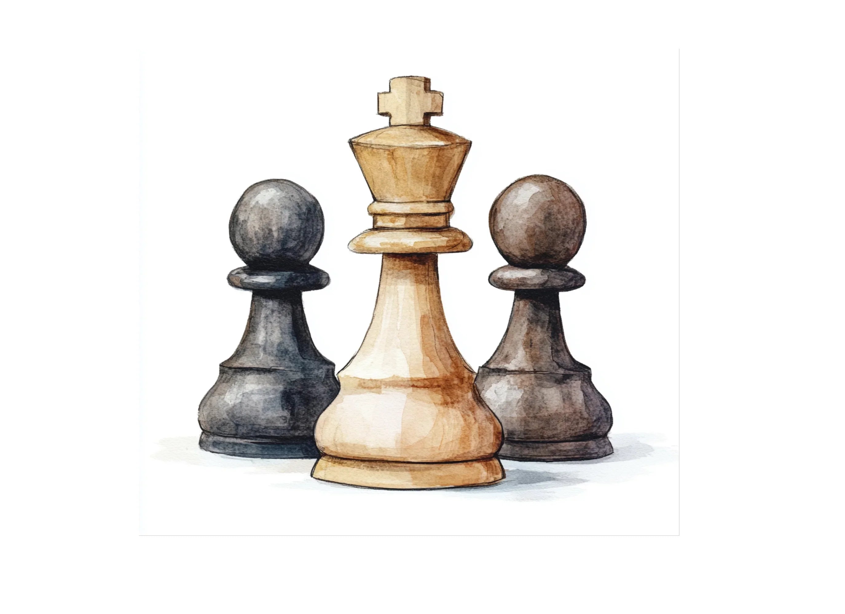 Diverse Chess Pieces Clipart Bundle