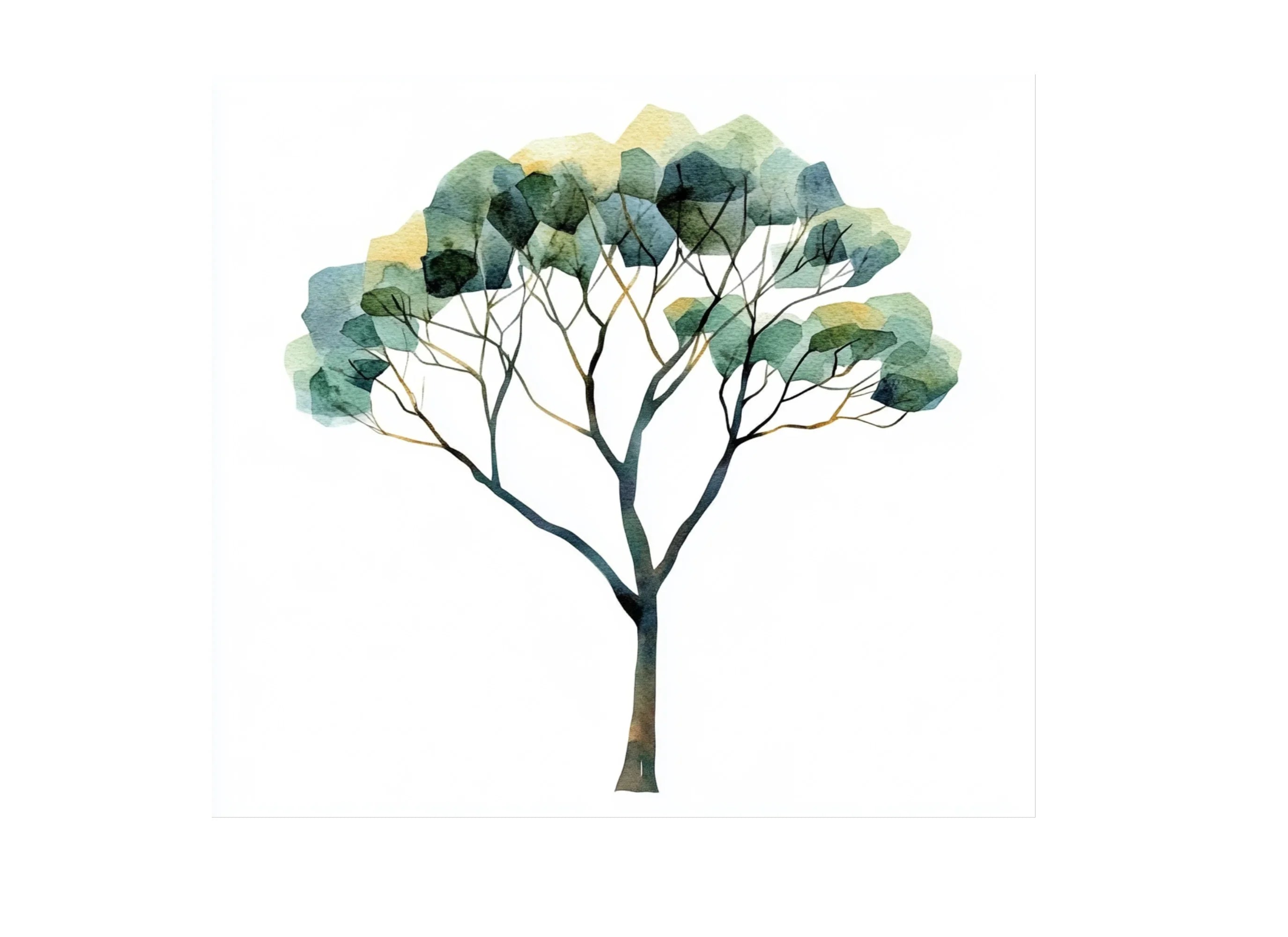 Abstract Tree Illustration Clipart Bundle