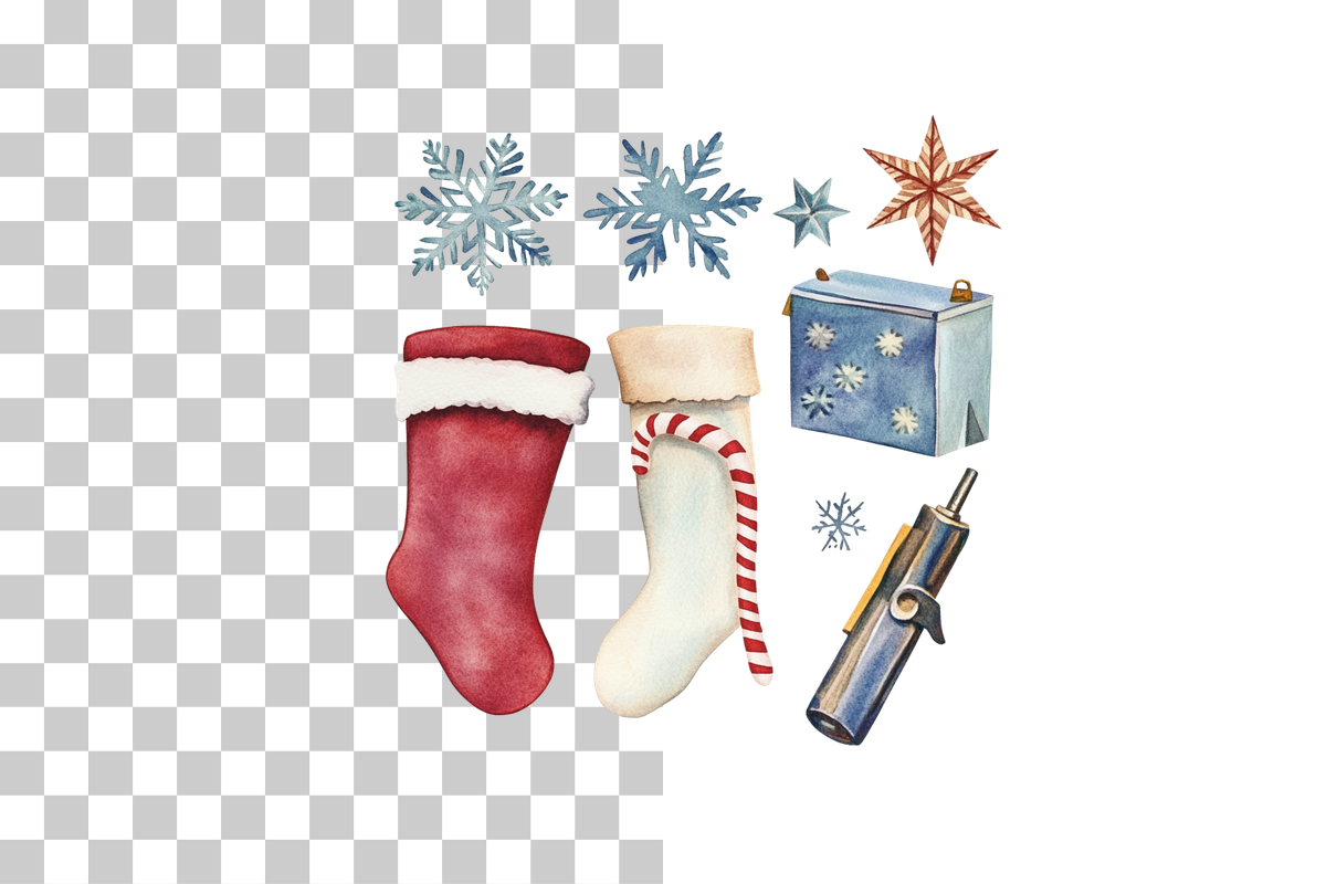 Christmas Crafting & Winter DIY Clipart Bundle