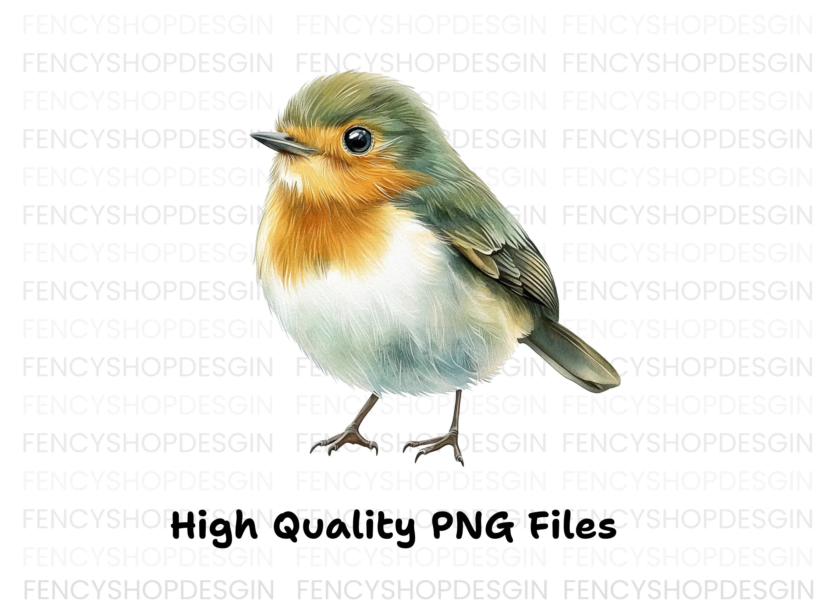Cute Baby Birds Clipart Bundle