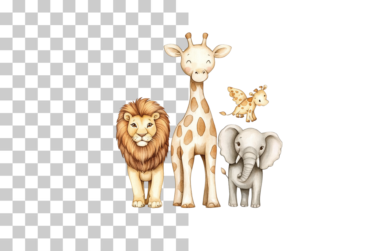 Safari Animals Mug Wrap Design Bundle