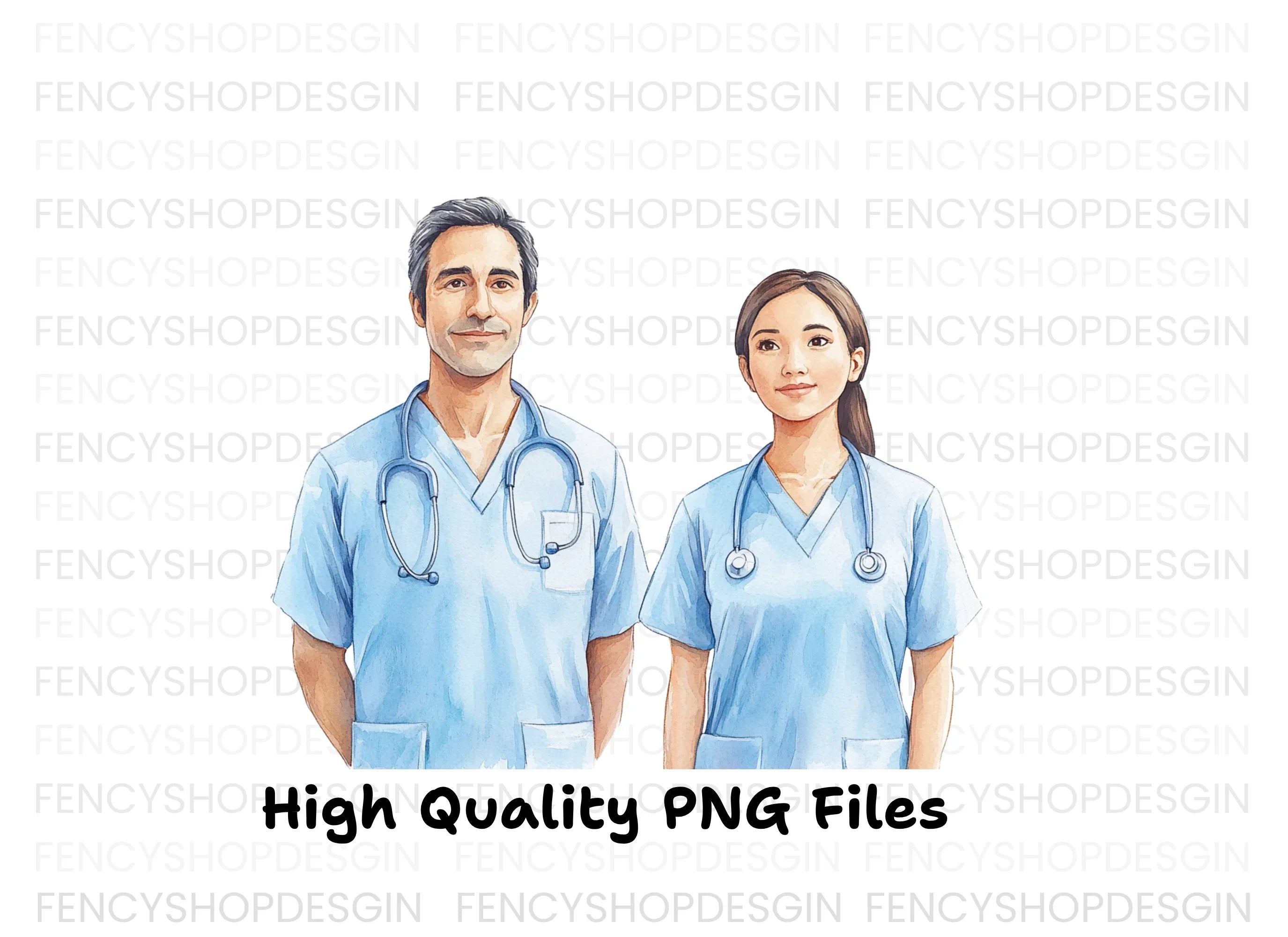 Medical Professionals Clipart Bundle