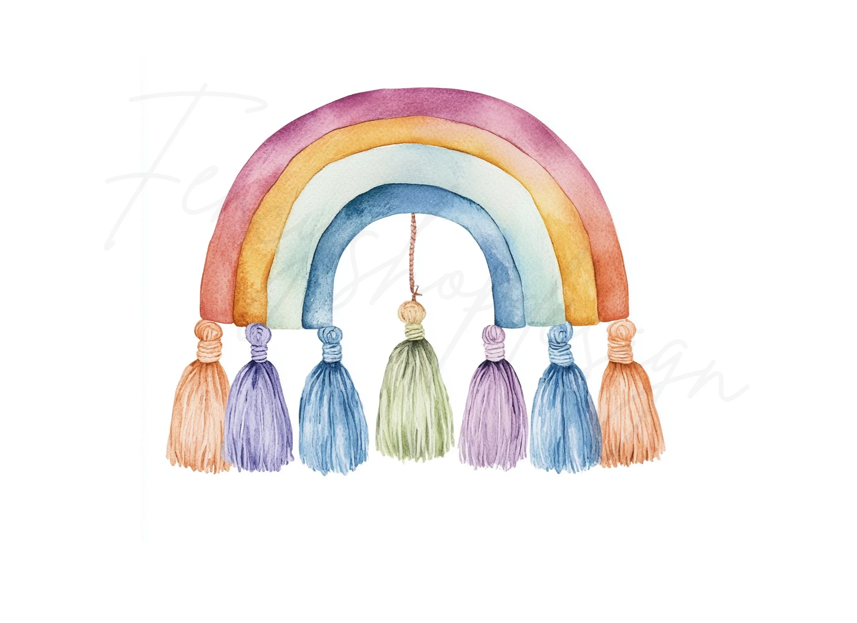 Rainbow Clipart Bundle