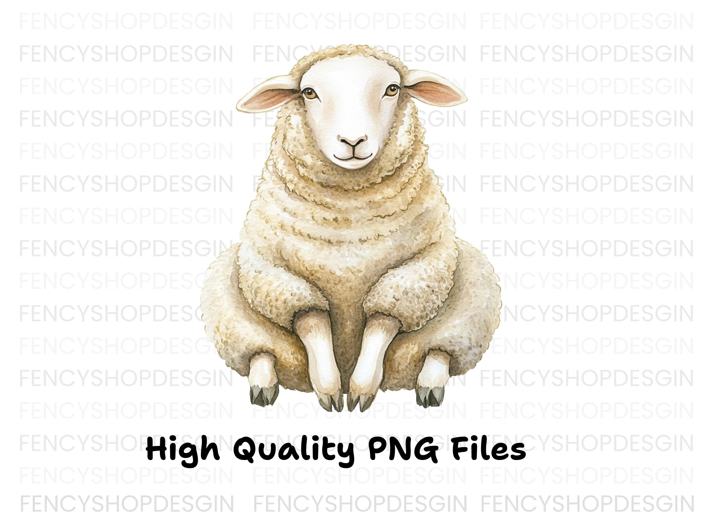 Cute Sheep Clipart Bundle