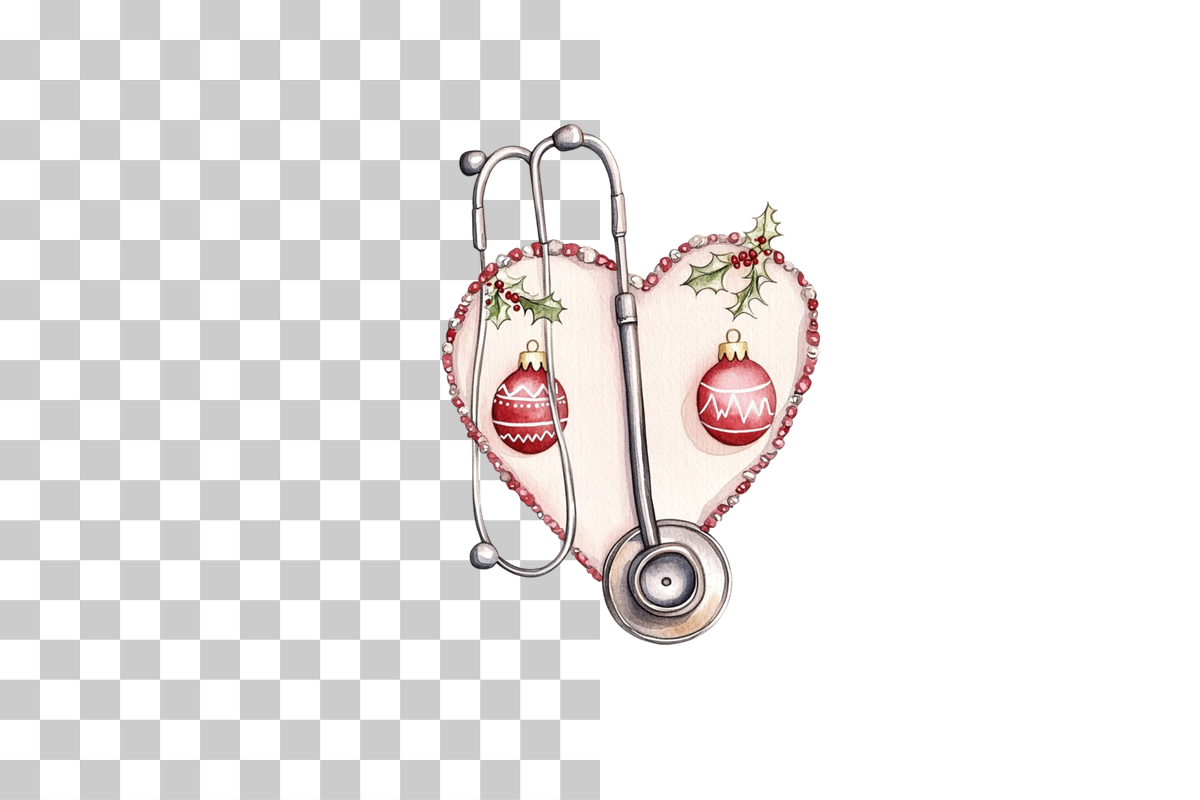 Stethoscope Heart Clipart Bundle