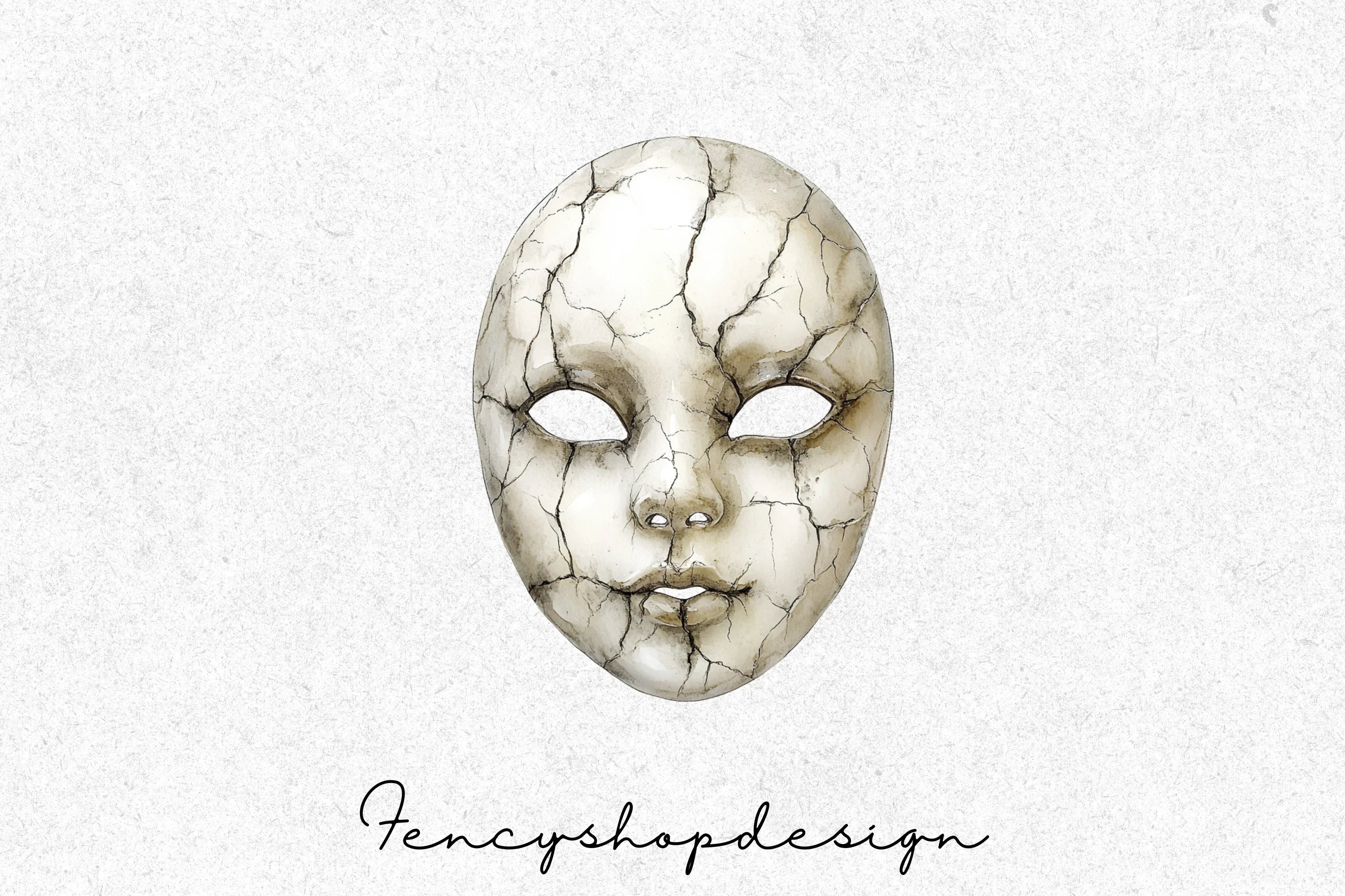 Masquerade Mask Clipart Bundle