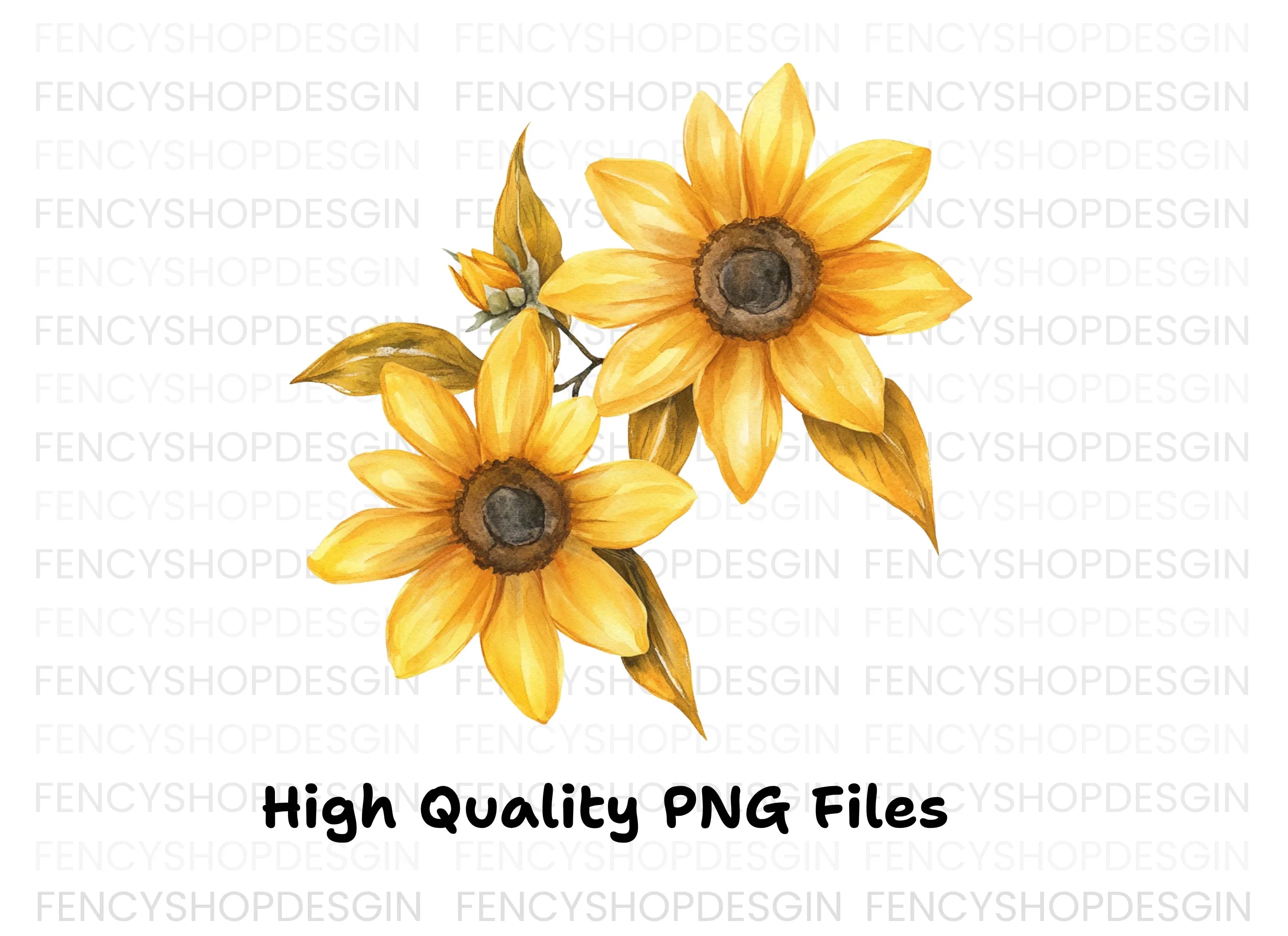Sunflower Clipart Bundle