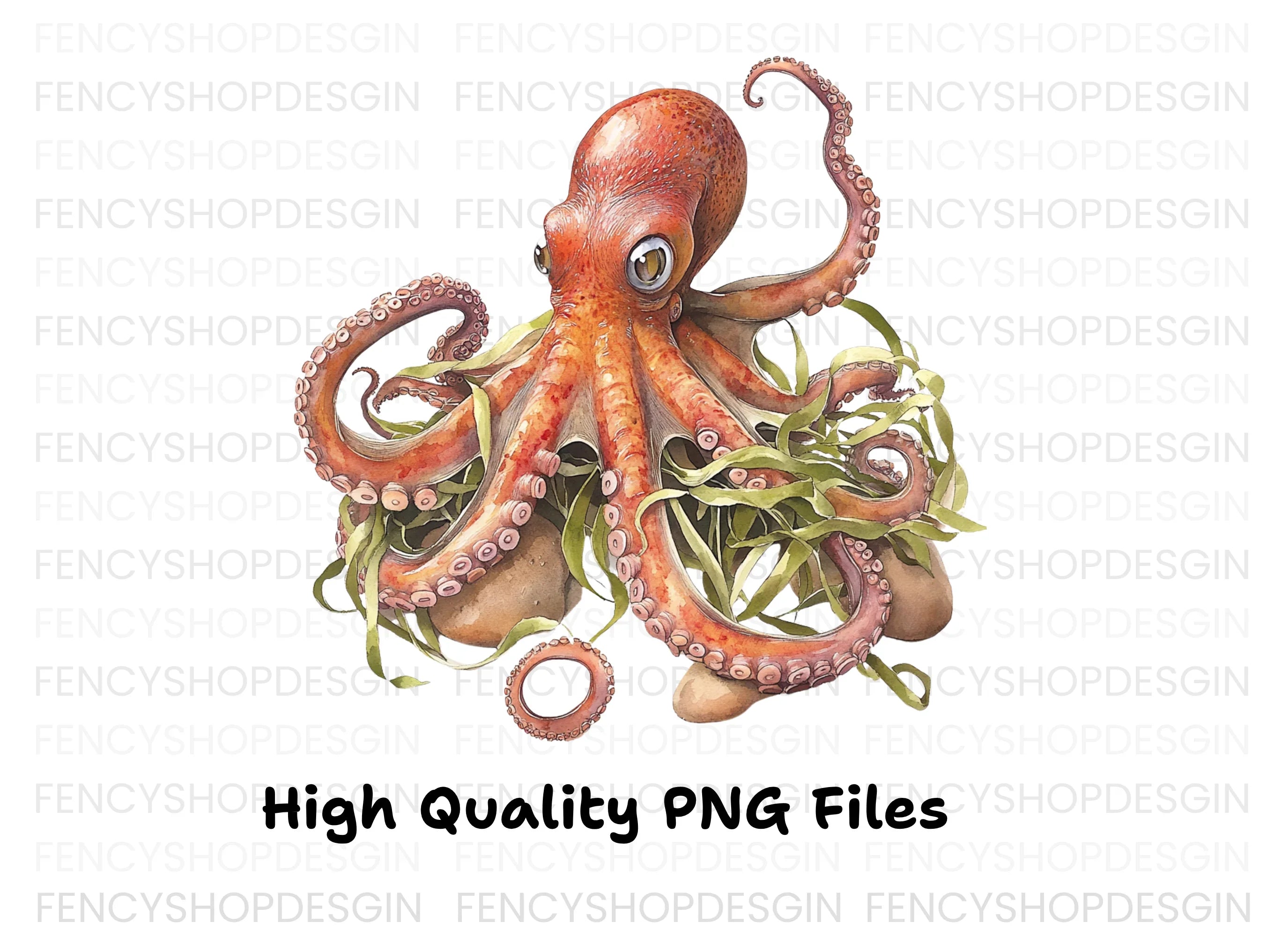 Octopus Clipart Bundle