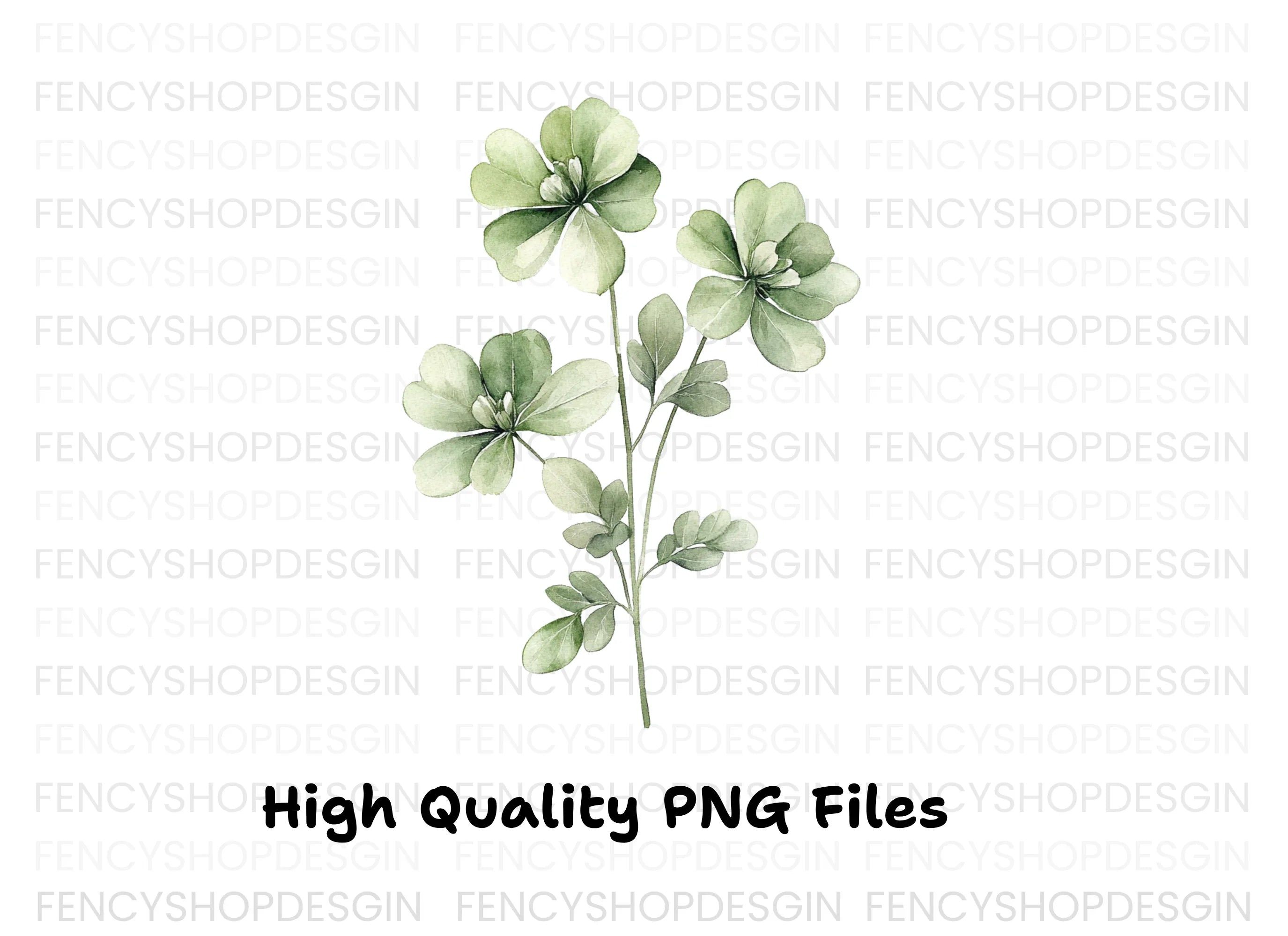 Green Leaves Clipart Bundle
