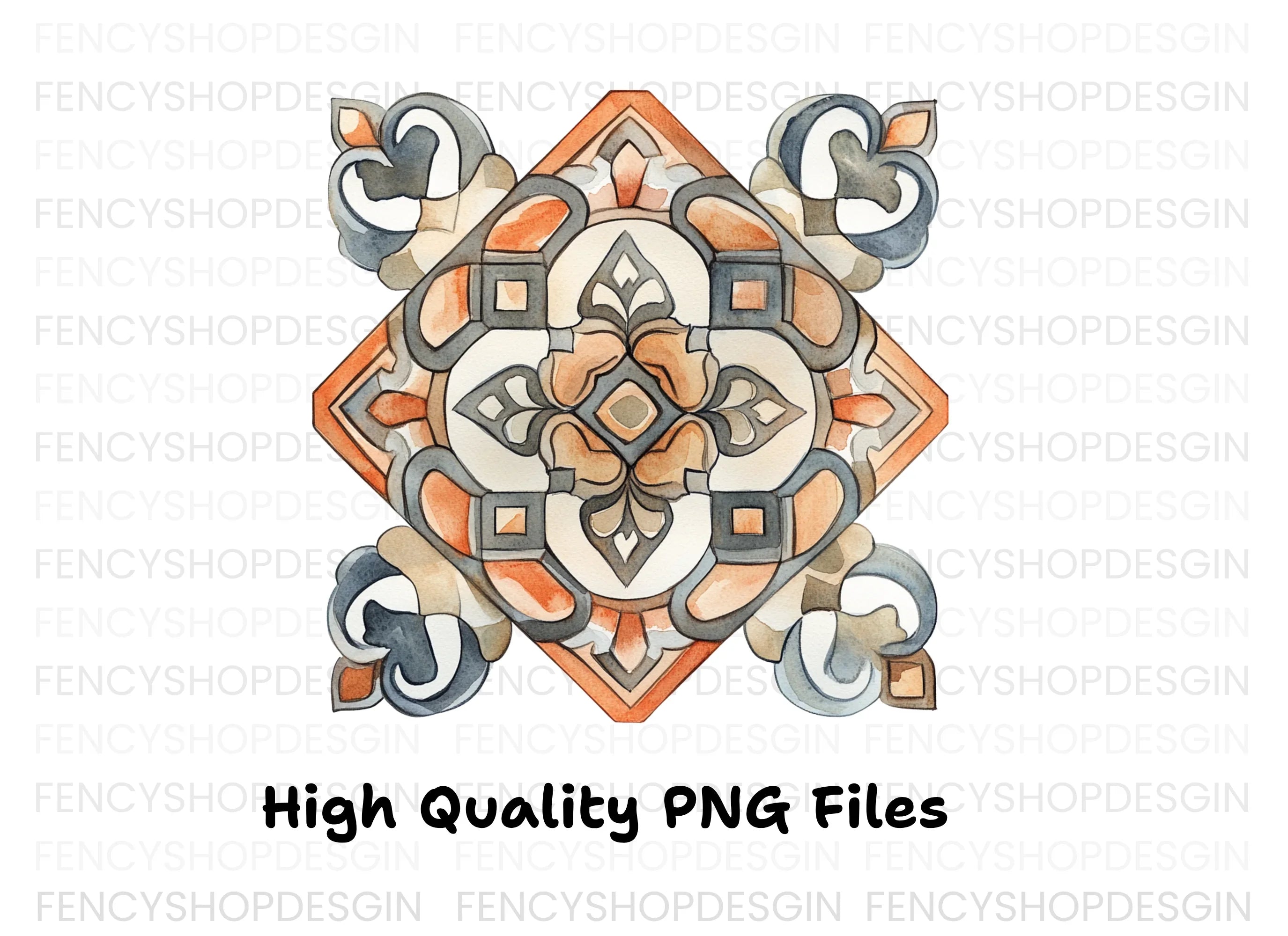 Rustic Tile Clipart Bundle