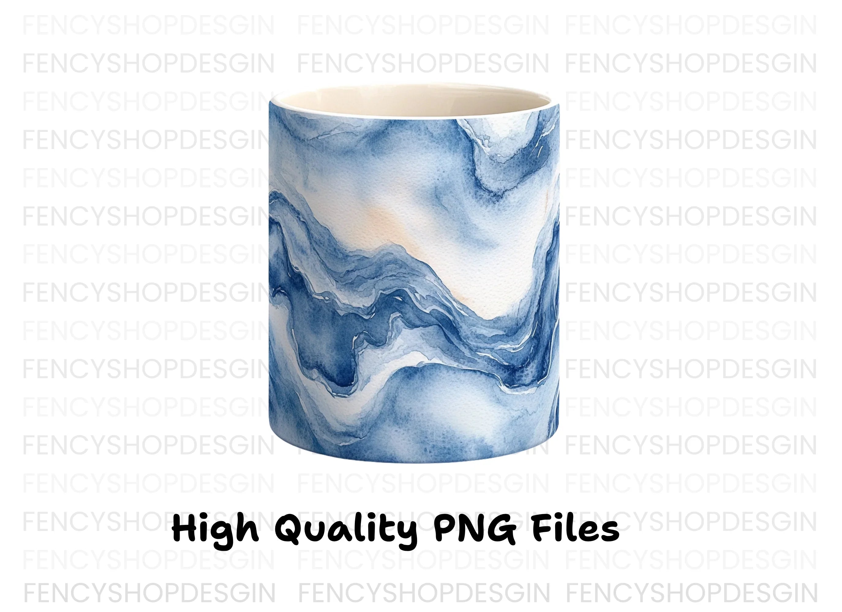 Blue Abstract Clipart Bundle