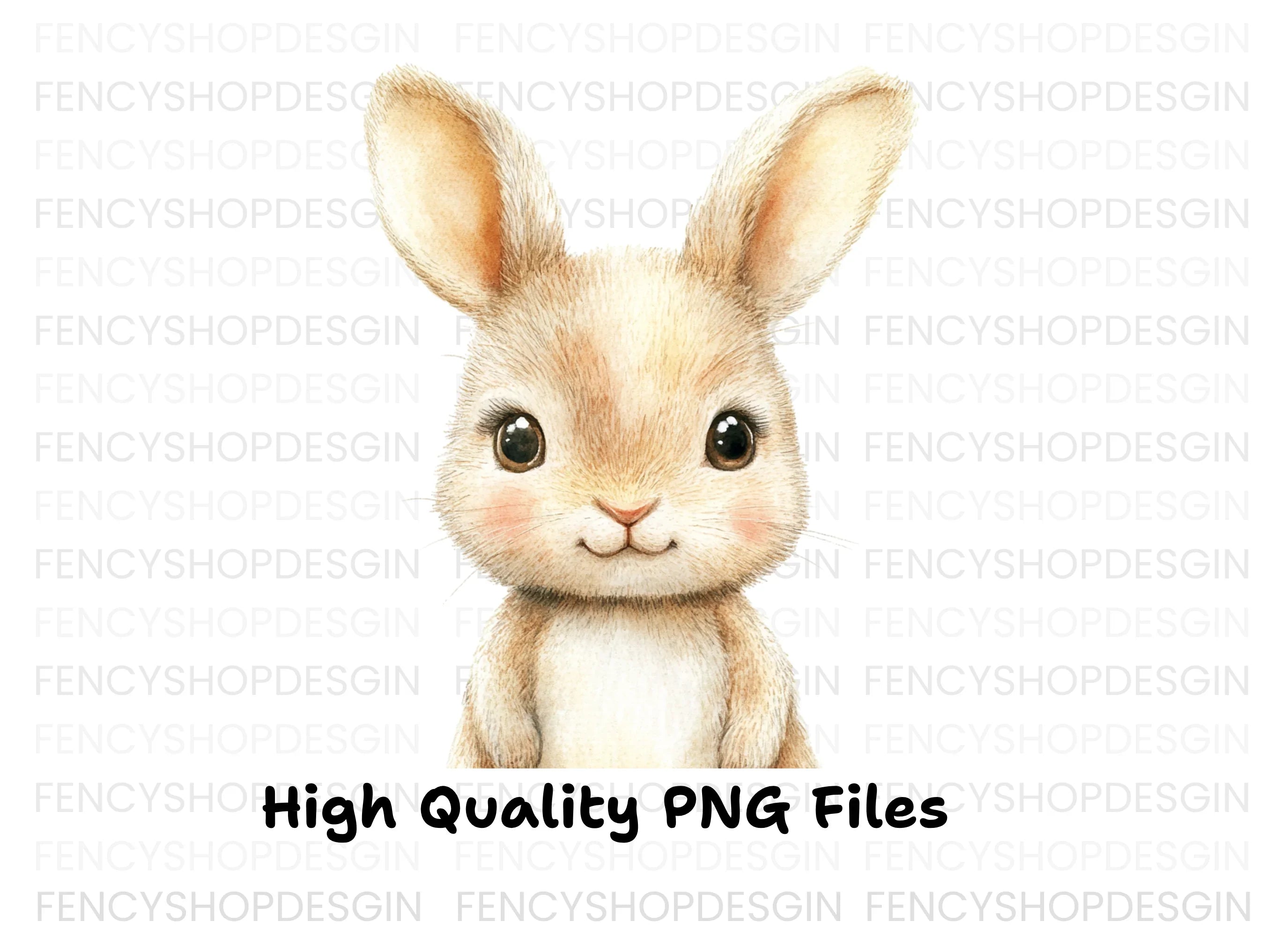 Cute Bunny Clipart Bundle