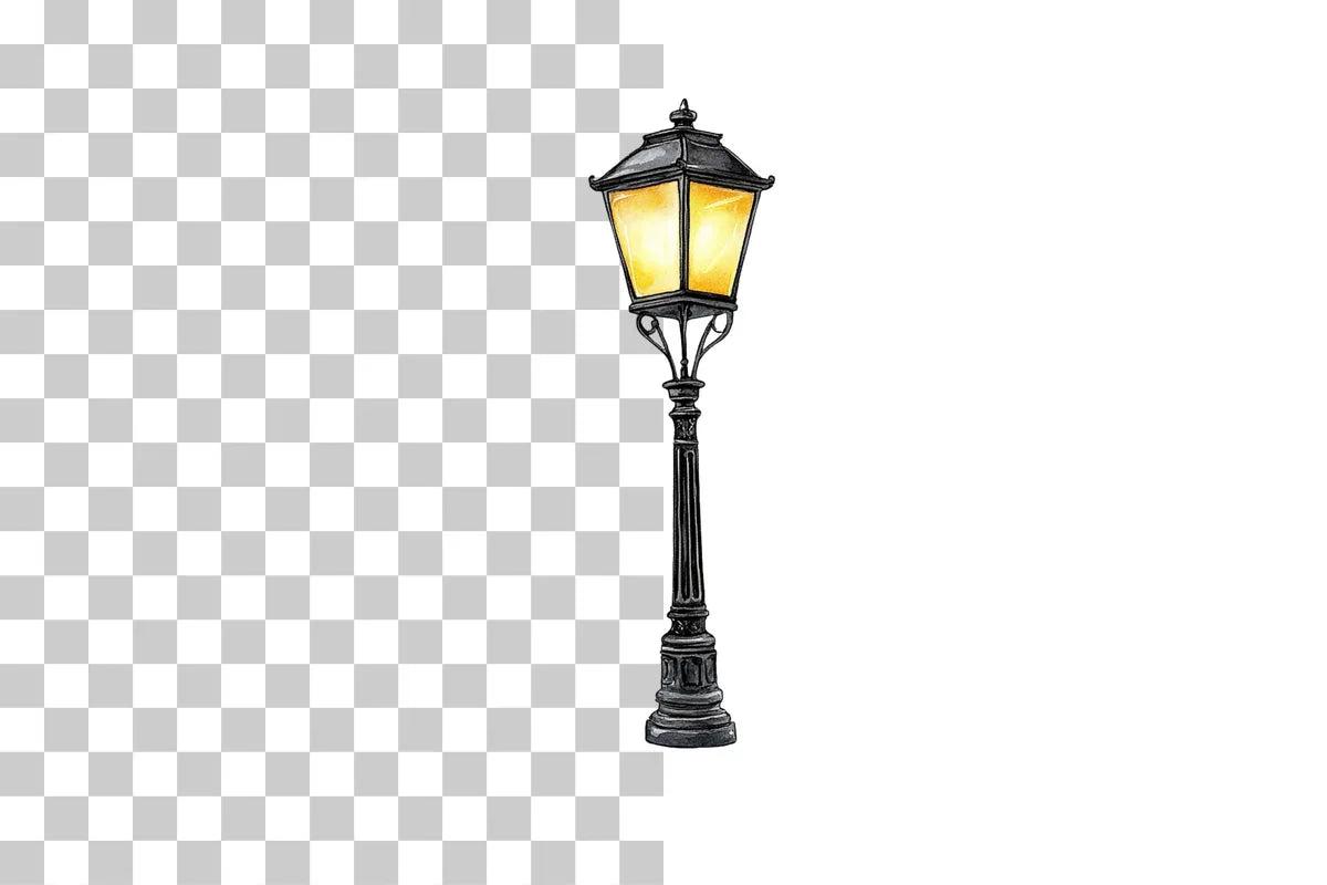 Victorian Street Lamp Clipart Bundle - CraftNest - Digital Crafting and Art