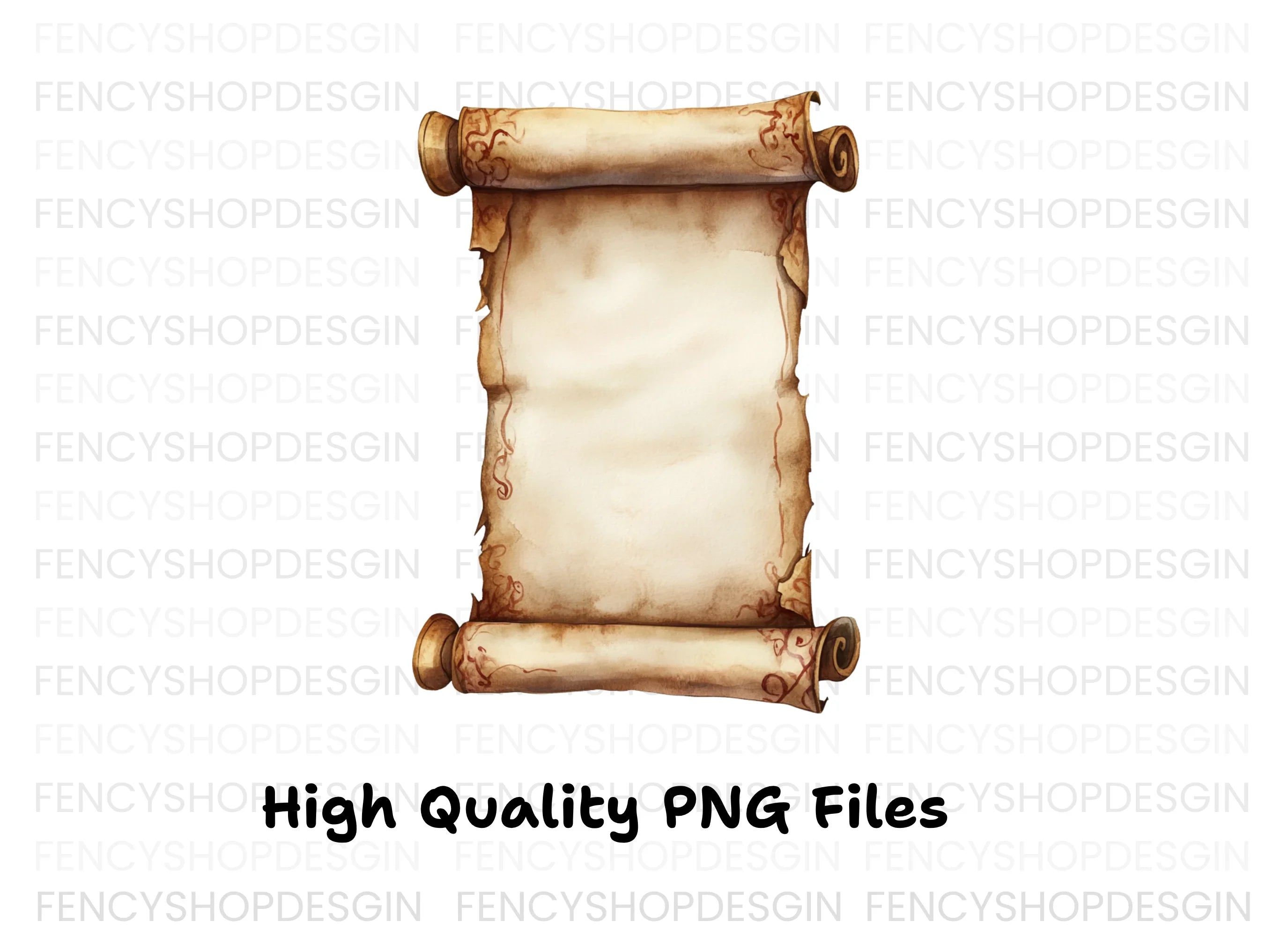 Vintage Scroll Clipart Bundle