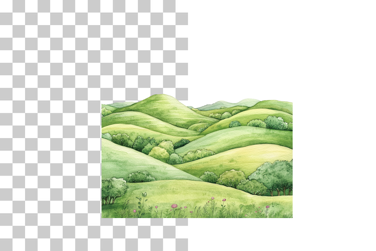 Enchanted Storybook Landscape Clipart Bundle