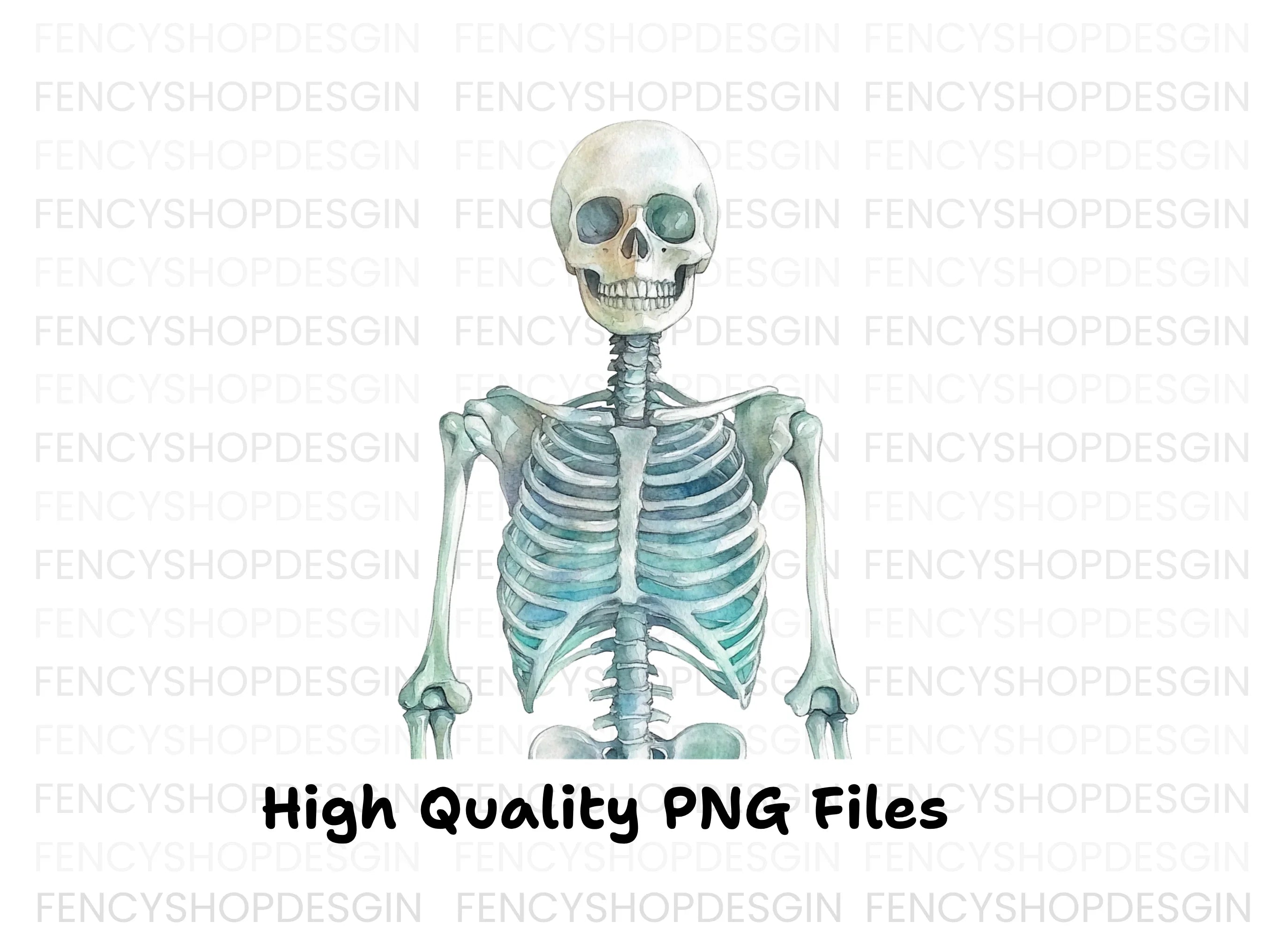 Human Skeleton Clipart Bundle