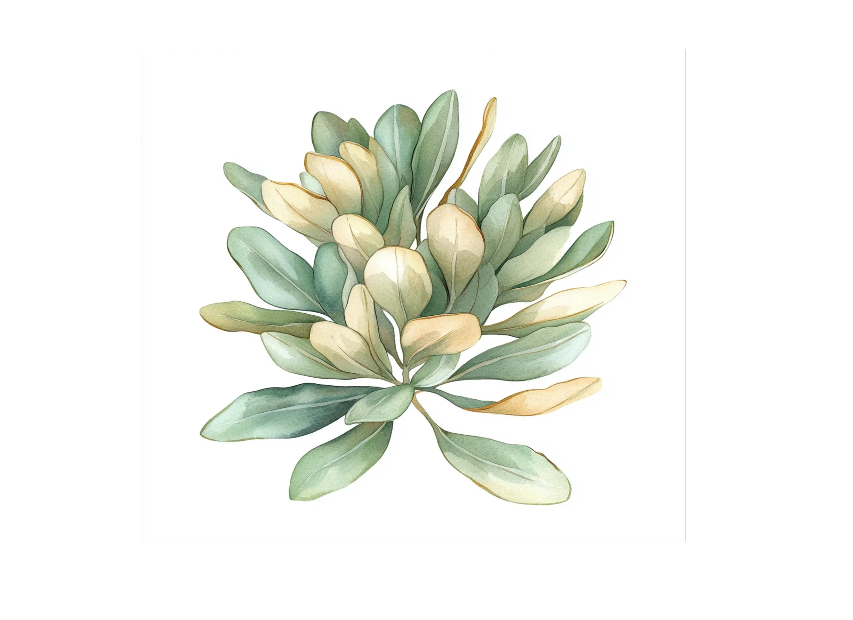 Lush Green Foliage Clipart Bundle
