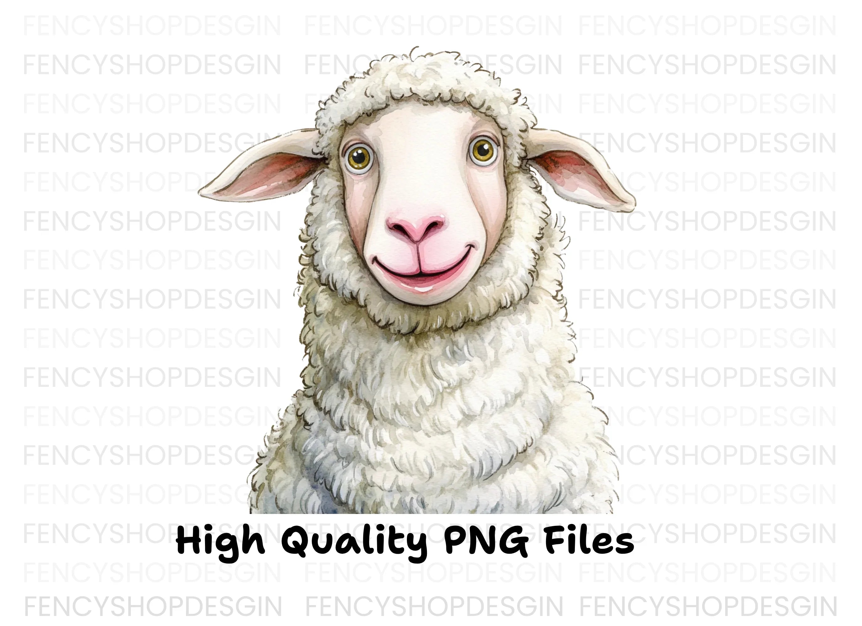 Cute Sheep Clipart Bundle
