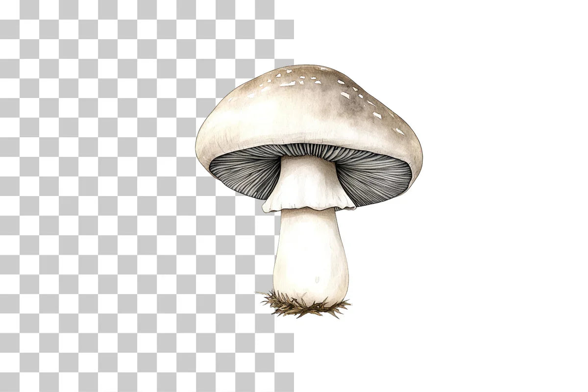 Mushroom Line Art Illustration Clipart Bundle - CraftNest - Digital Crafting and Art