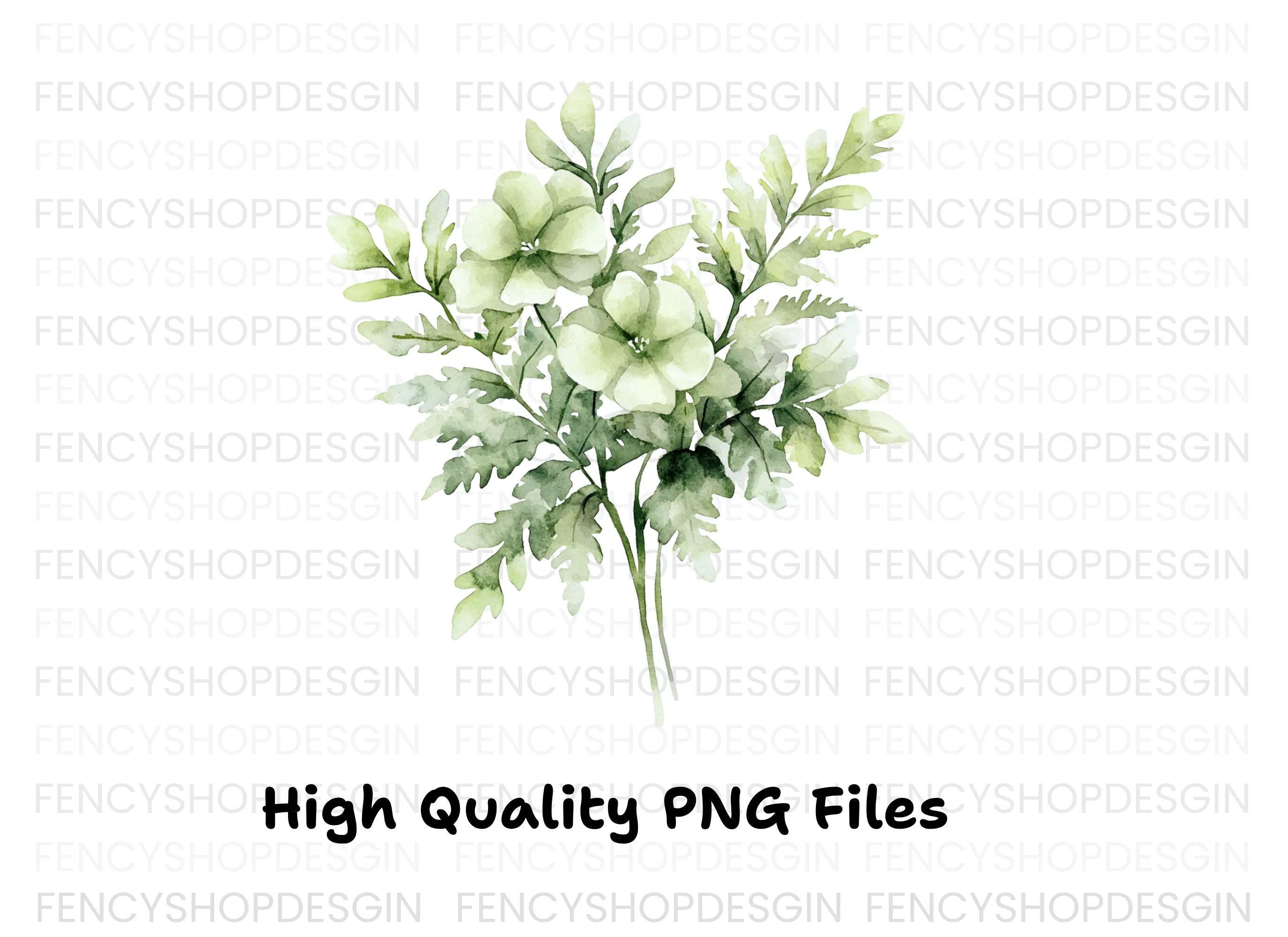 Greenery Clipart Bundle