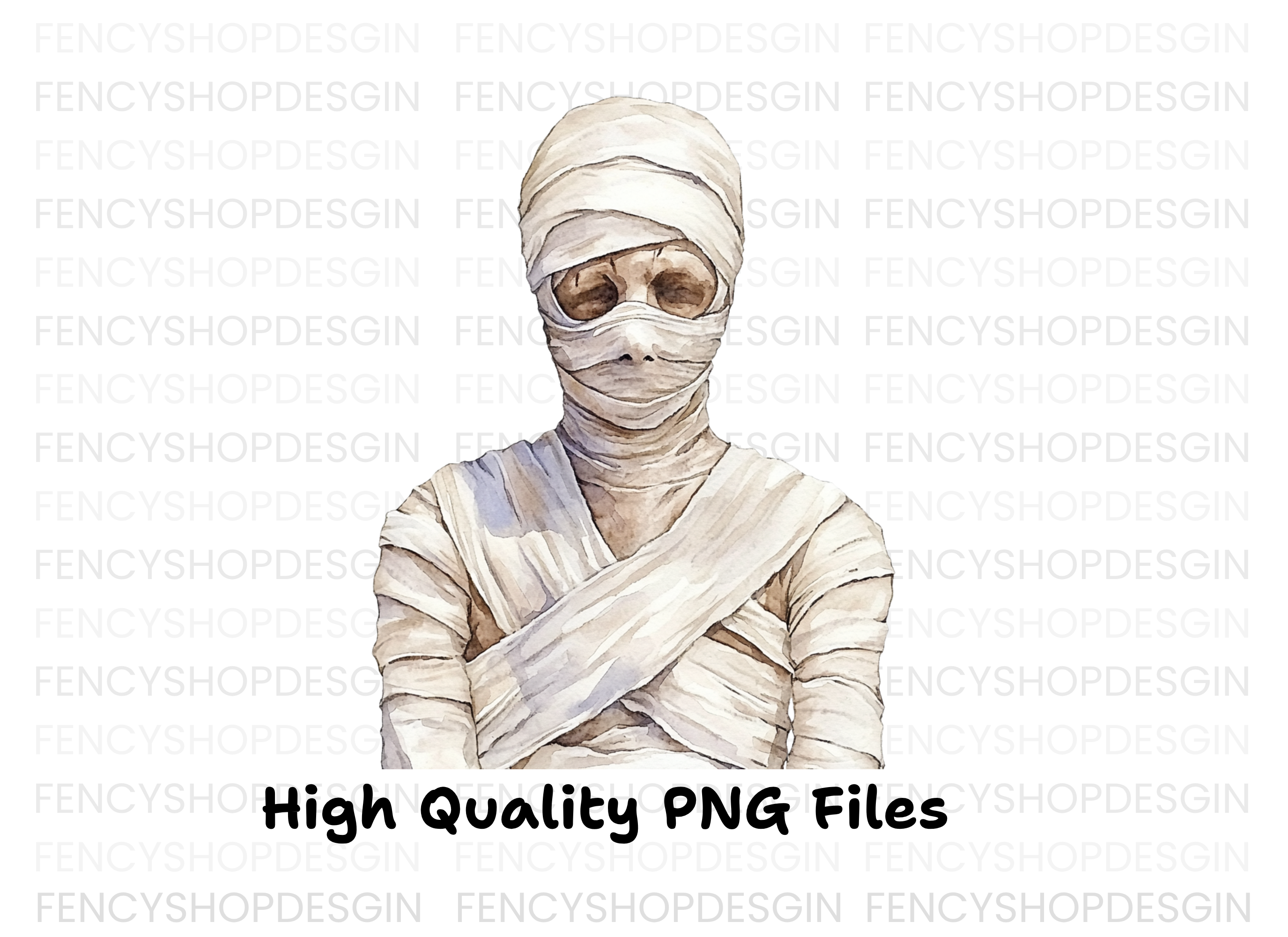 Mummy Character Clipart Bundle