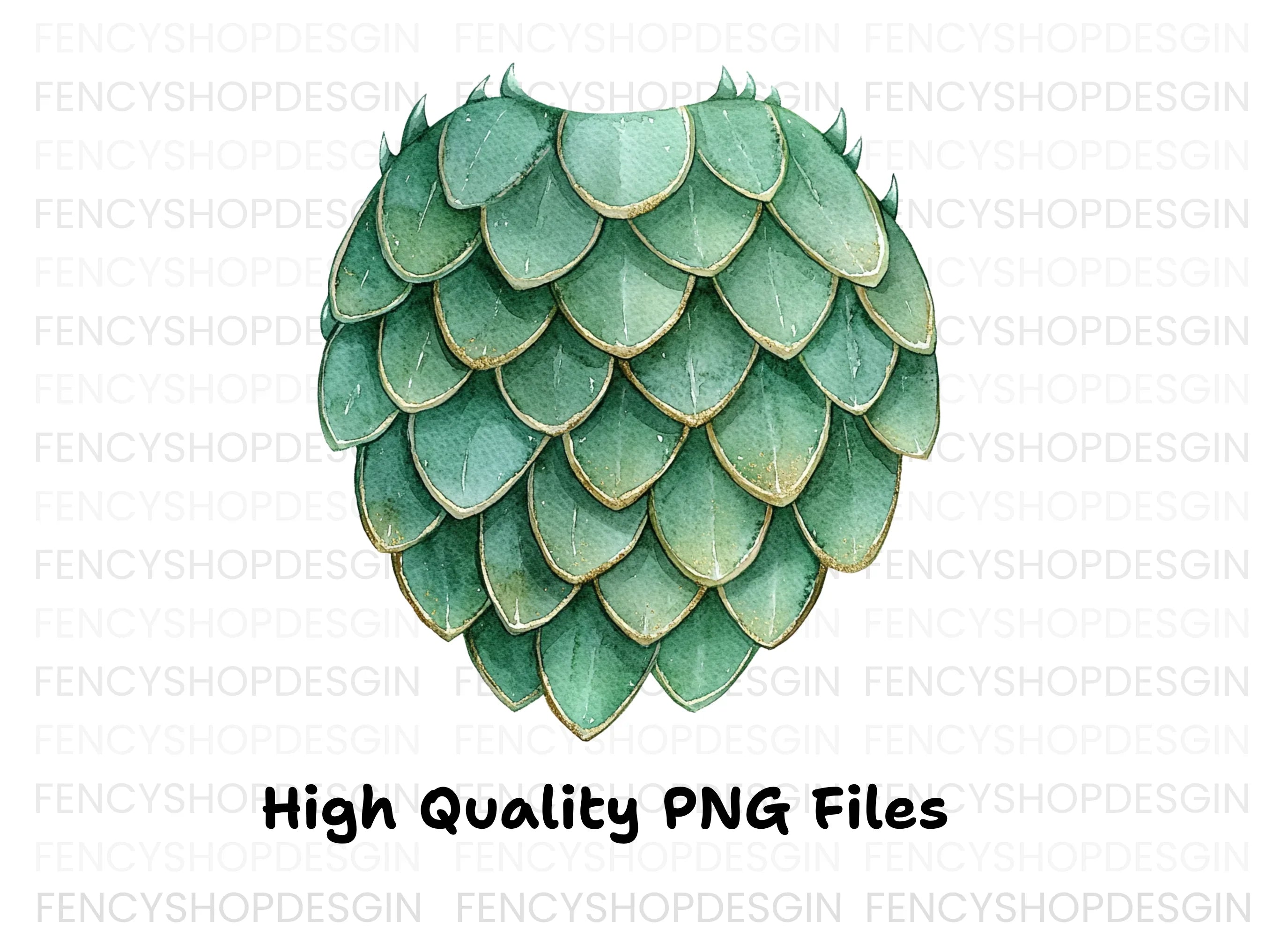 Dragon Scales Clipart Bundle