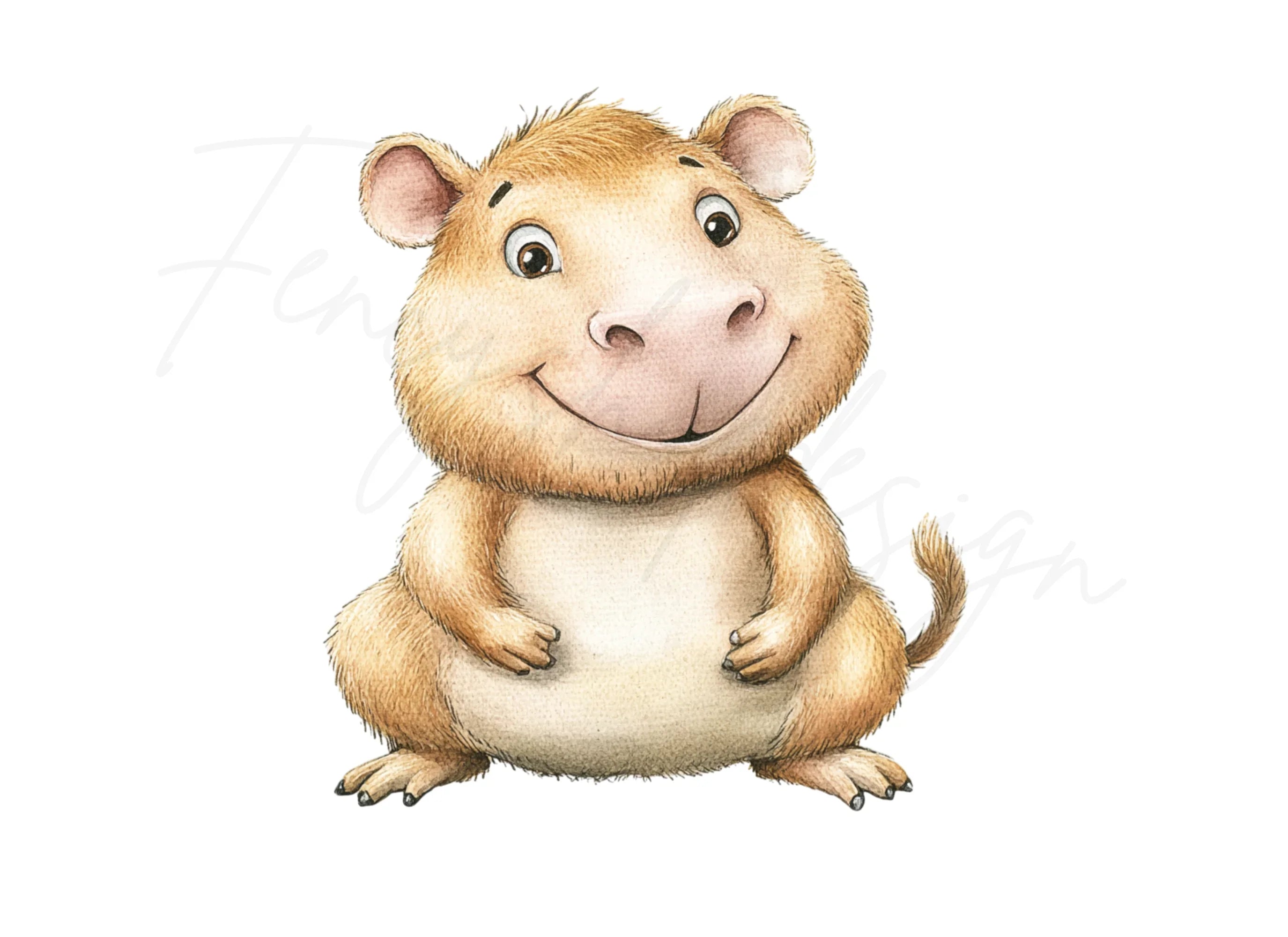 Cute Hamster Clipart Bundle