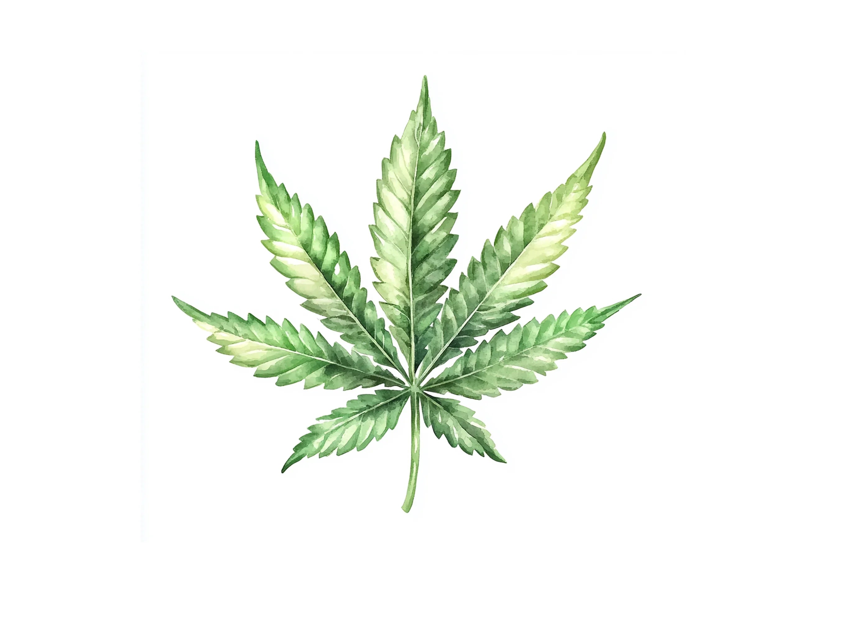 Cannabis Leaves Clipart Bundle