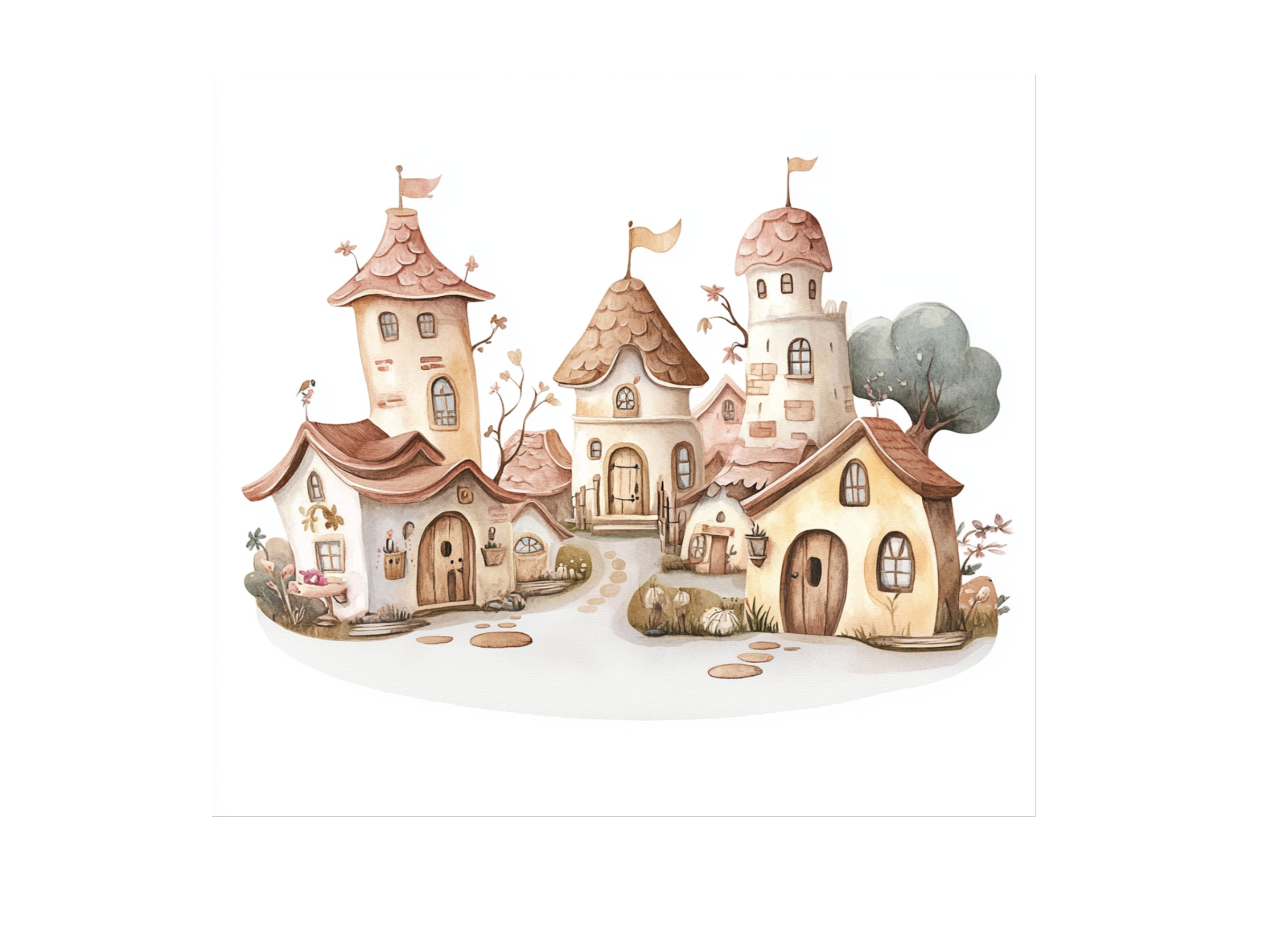 Fantasy Castle Clipart Bundle