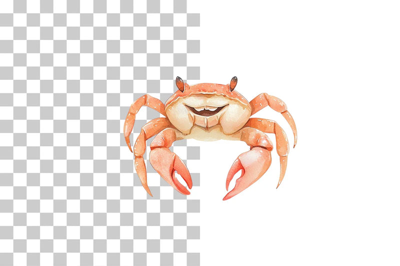 Nursery Cute Crab Clipart Bundle - CraftNest - Digital Crafting and Art