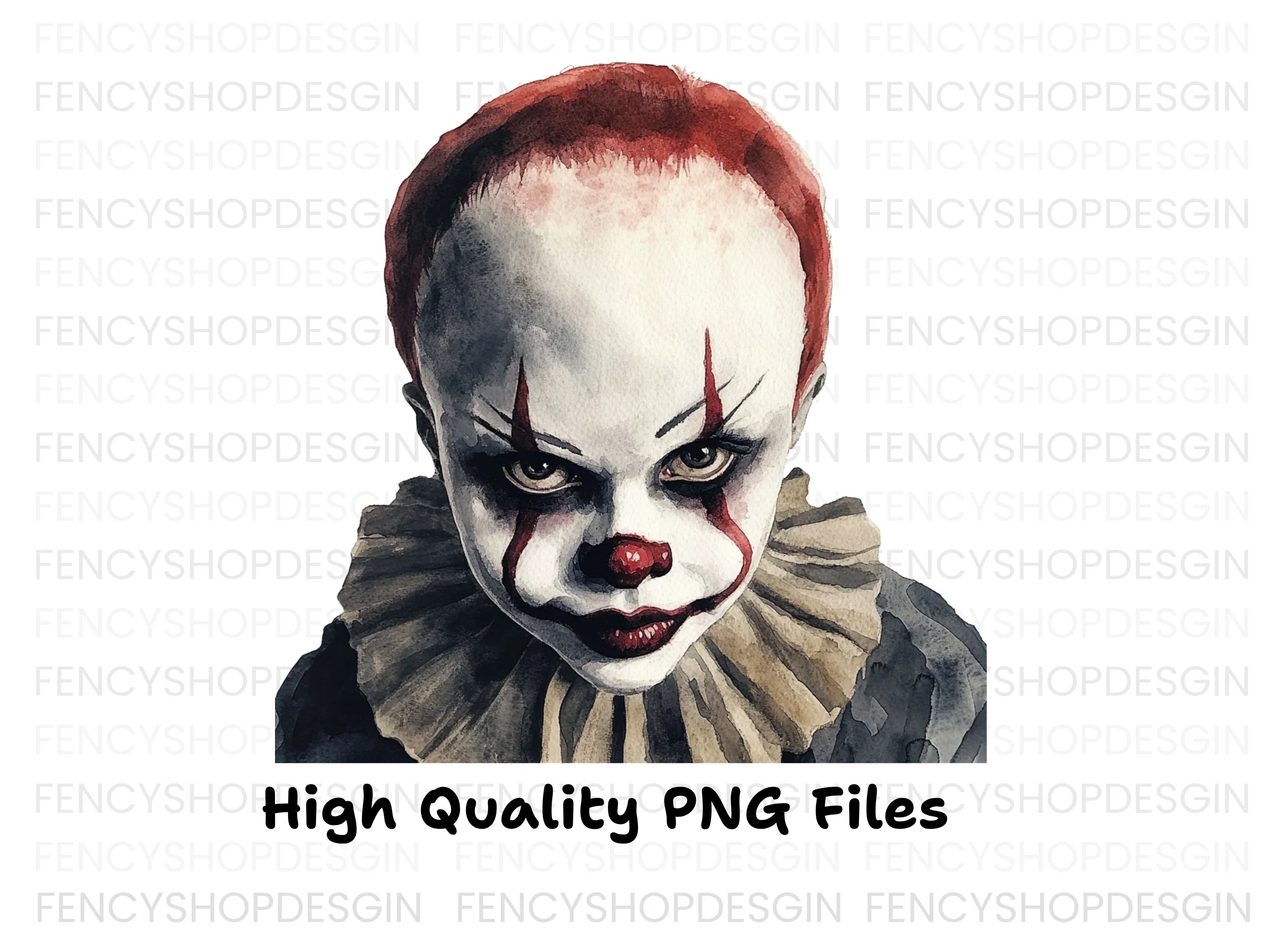 Pennywise Inspired Clown Clipart Bundle