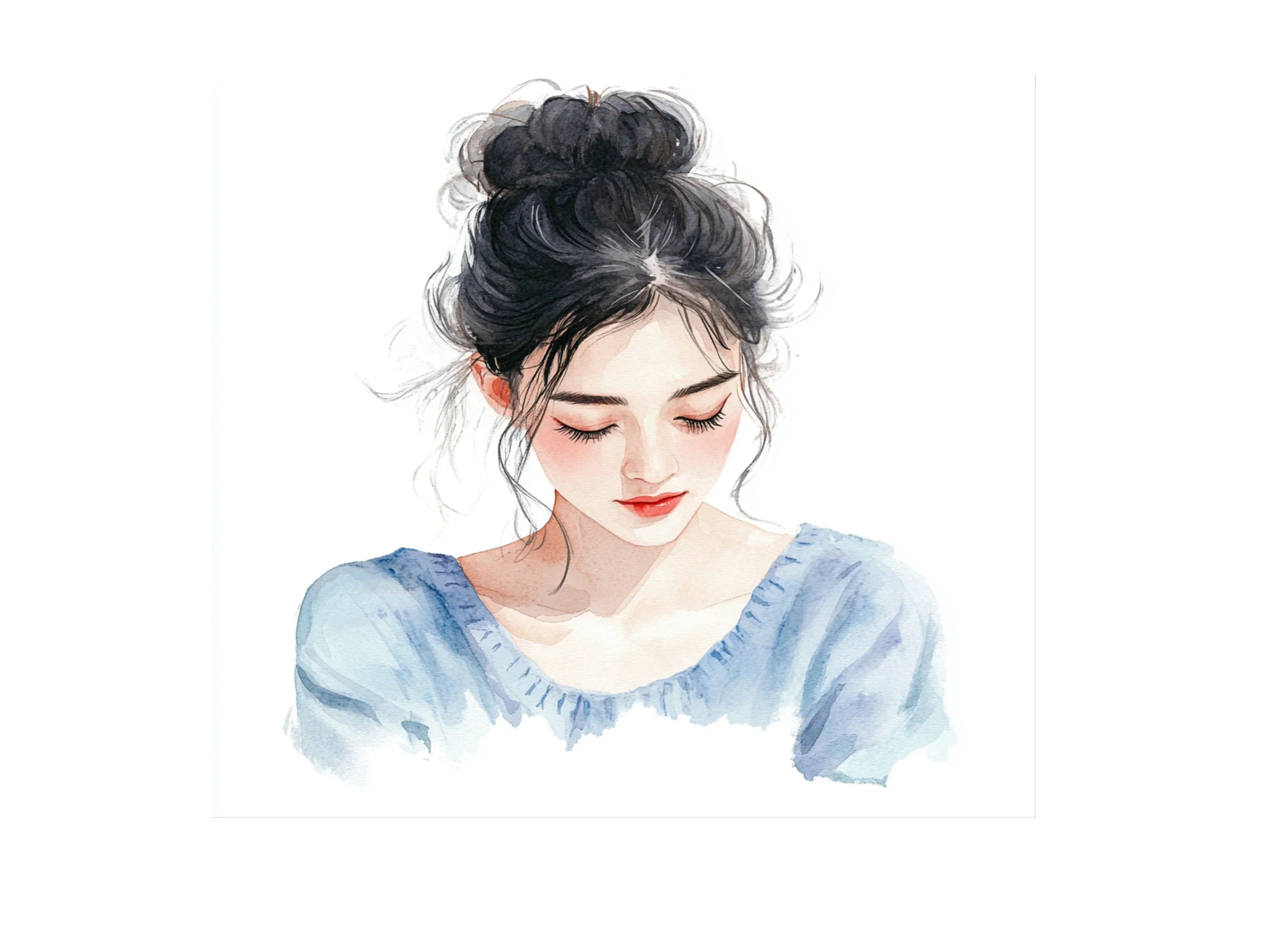 Stylish Girls Portrait Clipart Bundle
