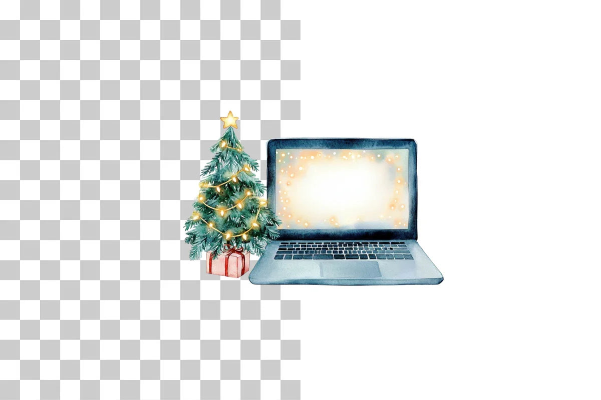 Christmas Laptop Clipart Bundle - CraftNest - Digital Crafting and Art