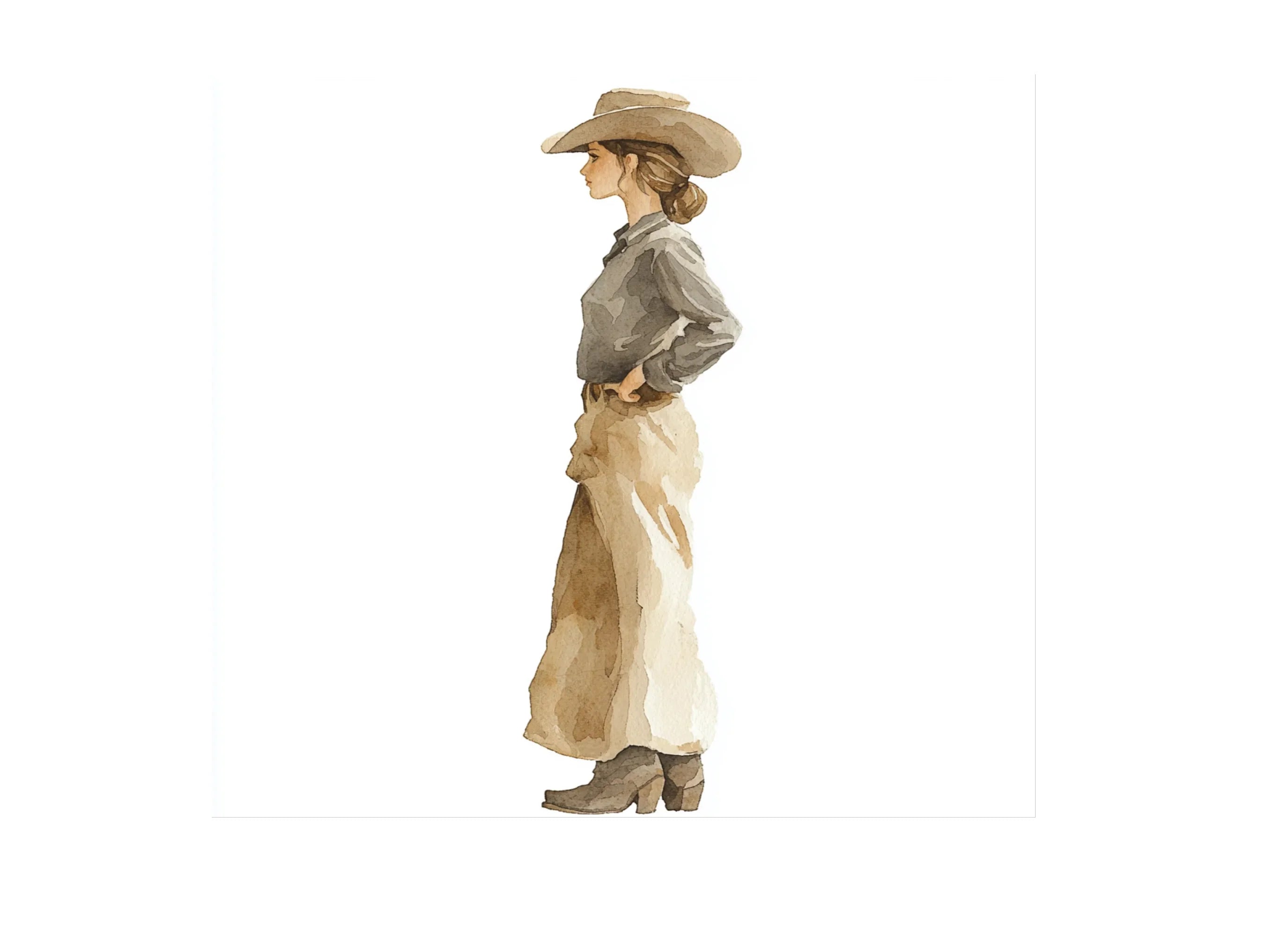 Cowgirl Clipart Bundle
