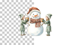 Snowman Fitness Clipart Bundle - CraftNest - Digital Crafting and Art