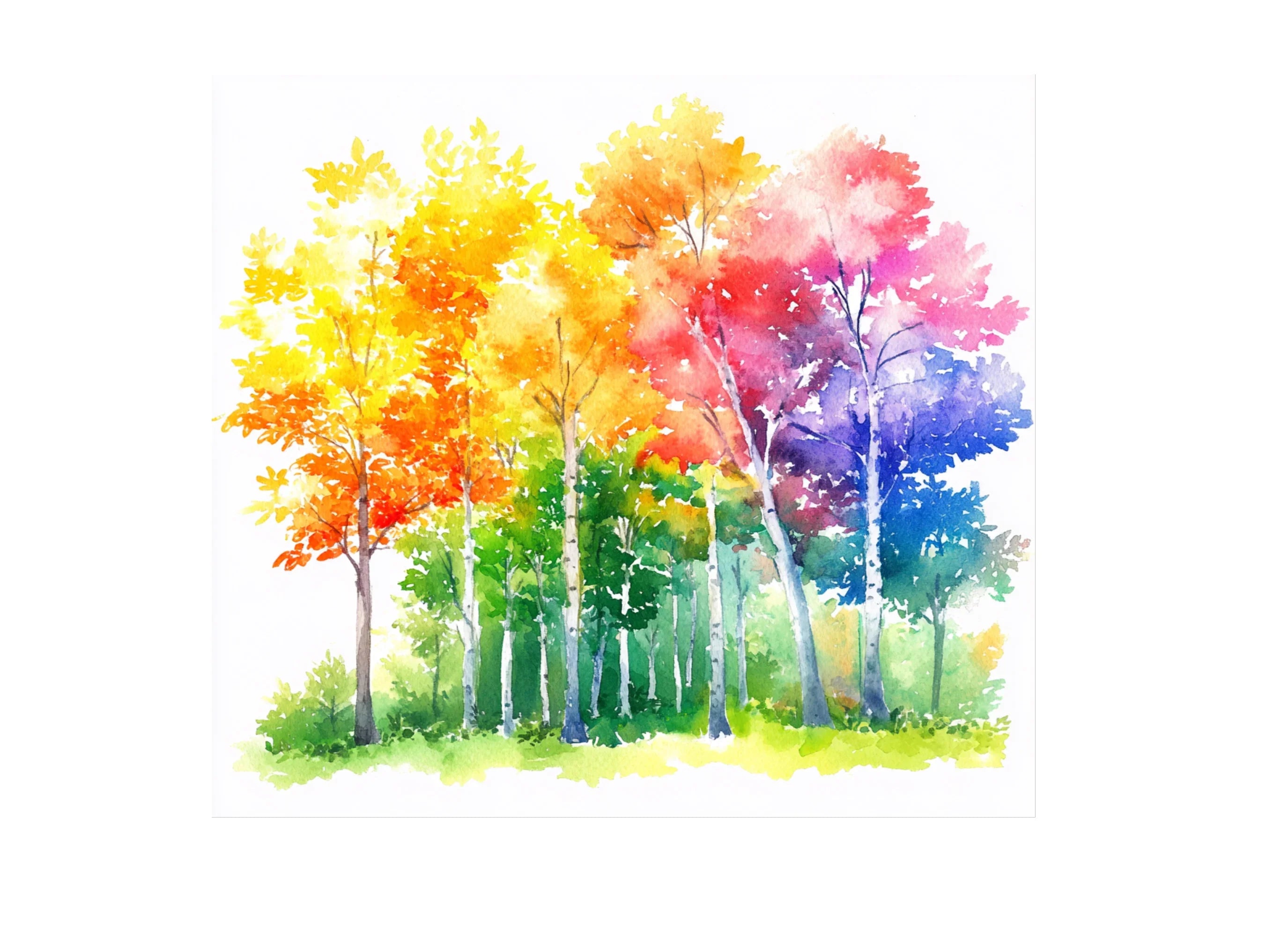 Vibrant Forest Clipart Bundle