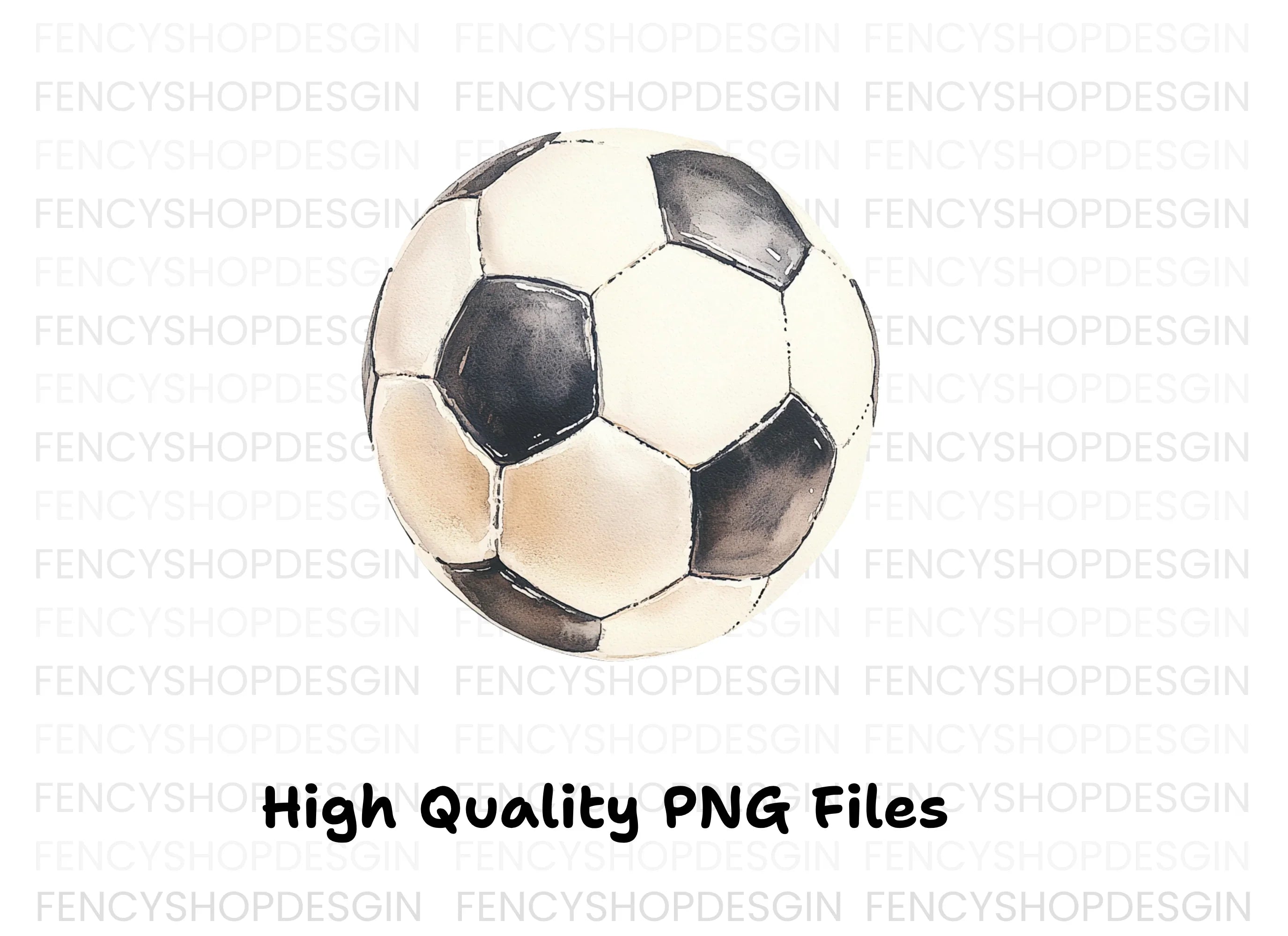 Classic Soccer Ball Clipart Bundle