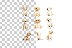 Funny Cartoon Dog Group Clipart Bundle - CraftNest - Digital Crafting and Art