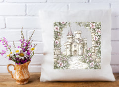 Fairytale Floral Princess Castle Clipart Bundle - CraftNest - Digital Crafting and Art