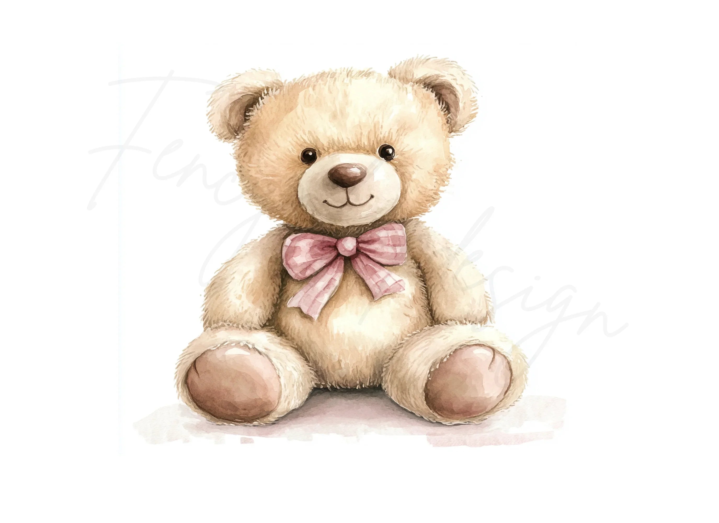 Cute Teddy Bear Clipart Bundle