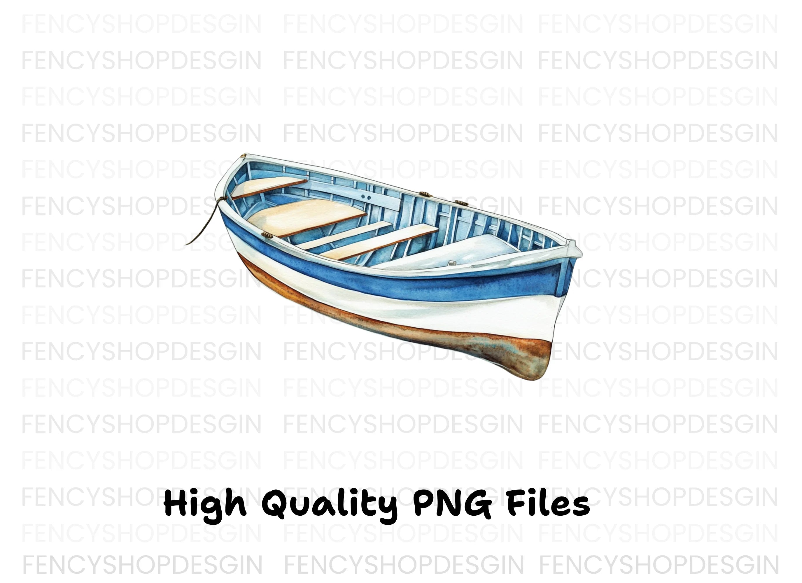 Rowboat Clipart Bundle