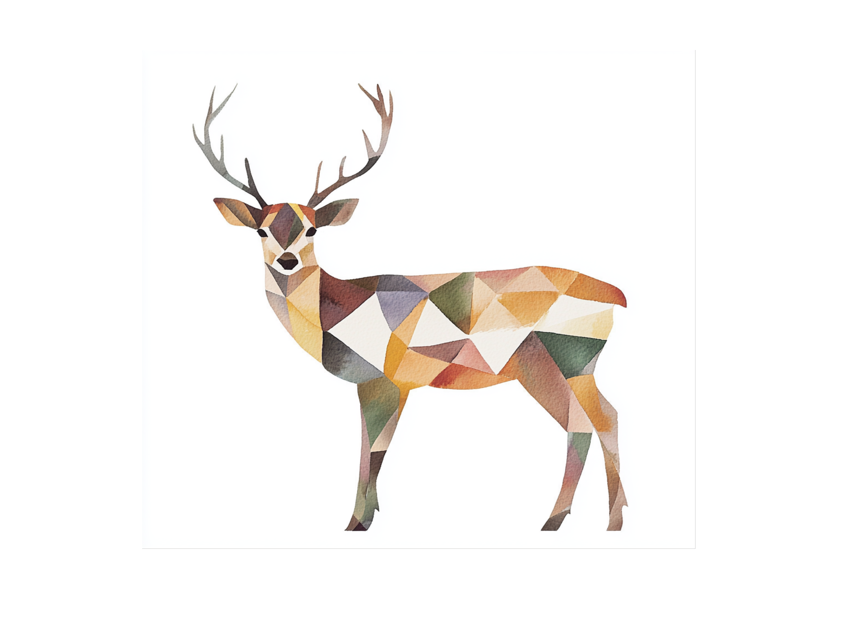 Abstract Deer Clipart Bundle