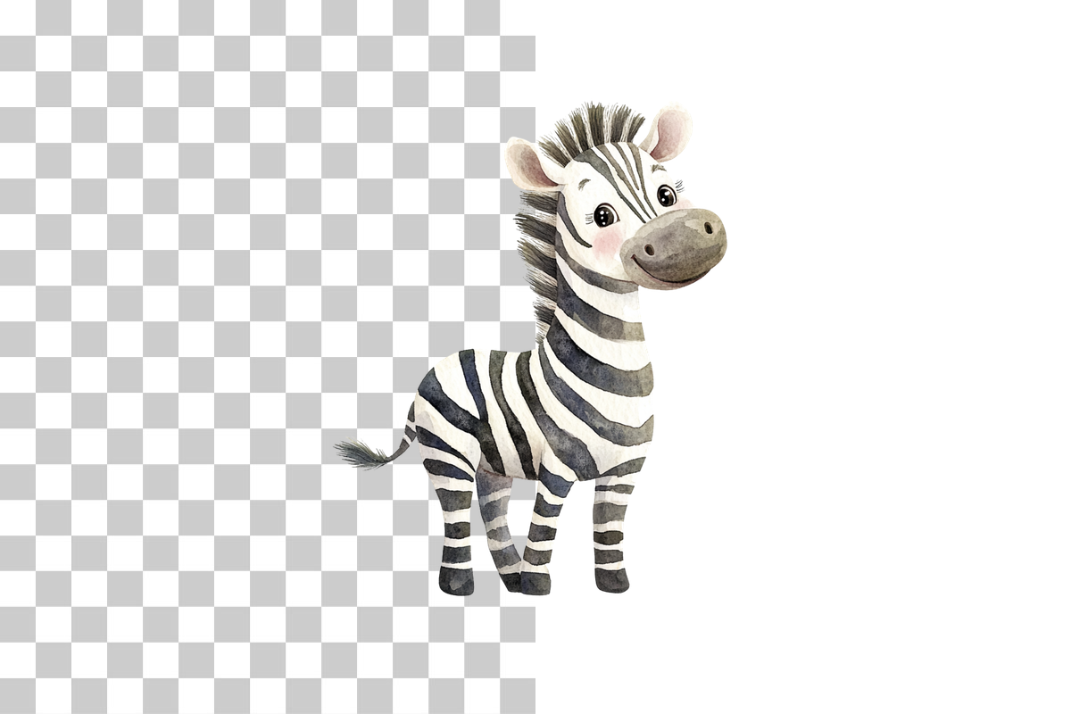 Silly Cartoon Zebra Clipart Bundle