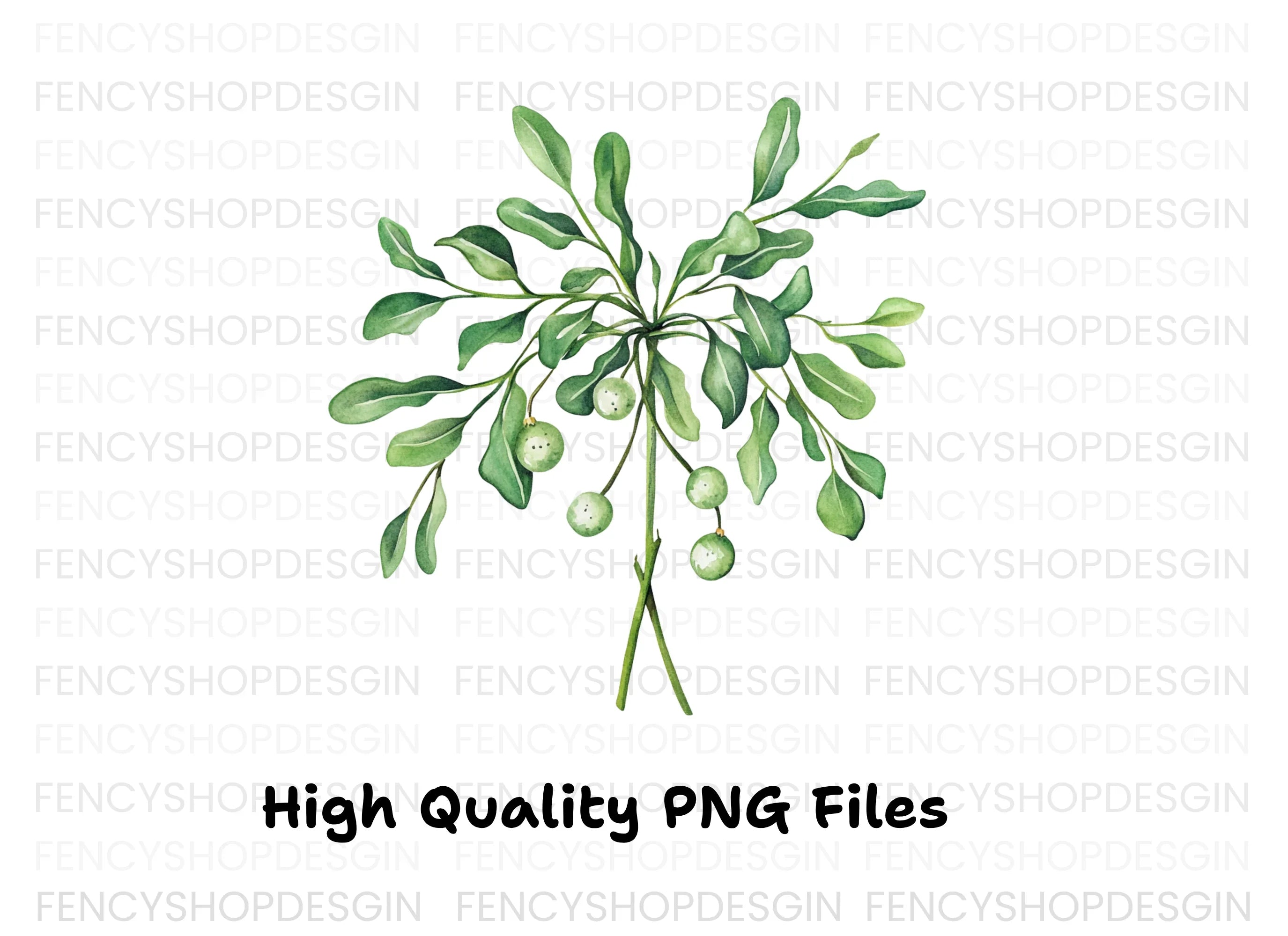 Mistletoe Clipart Bundle