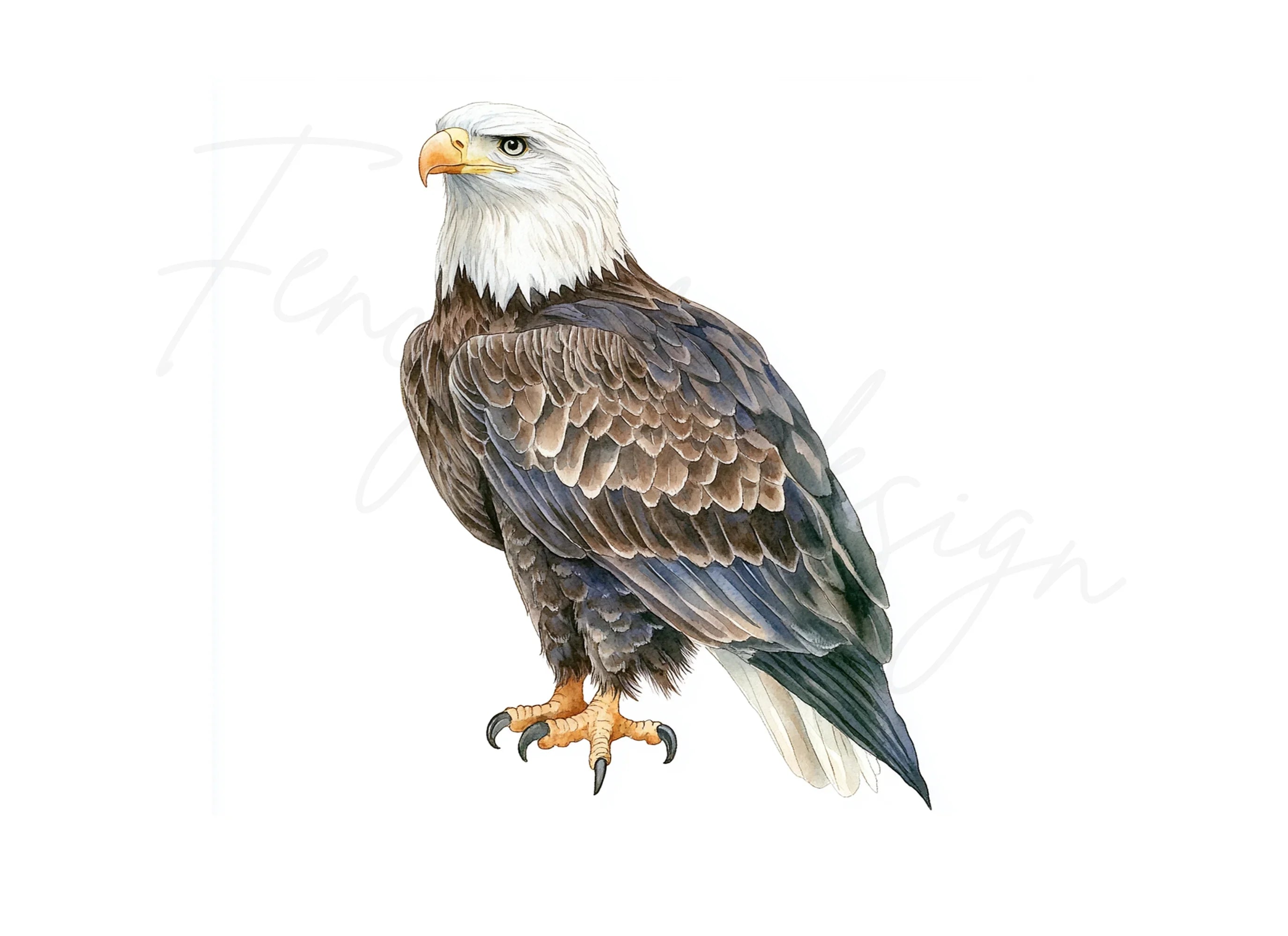 Majestic Bald Eagle Clipart Bundle