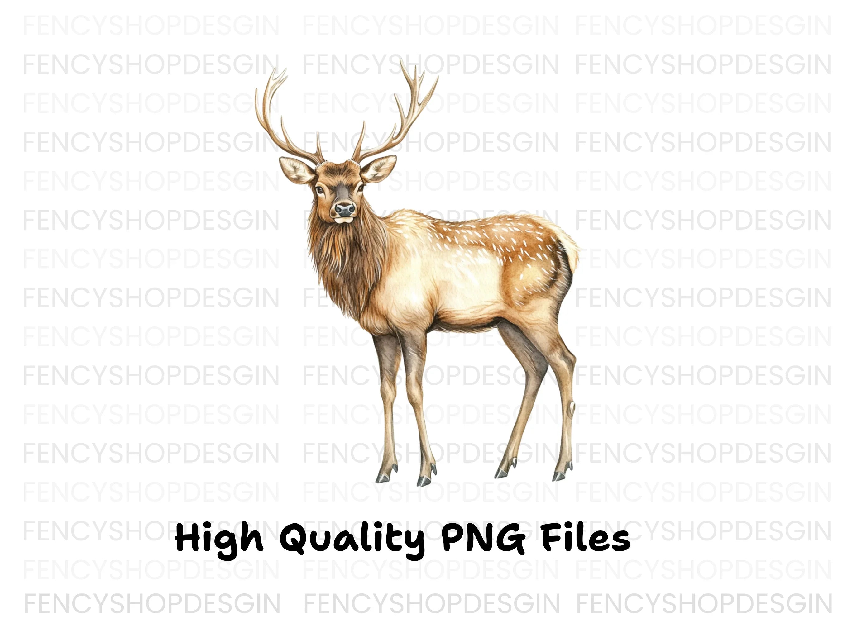 Majestic Elk Clipart Bundle